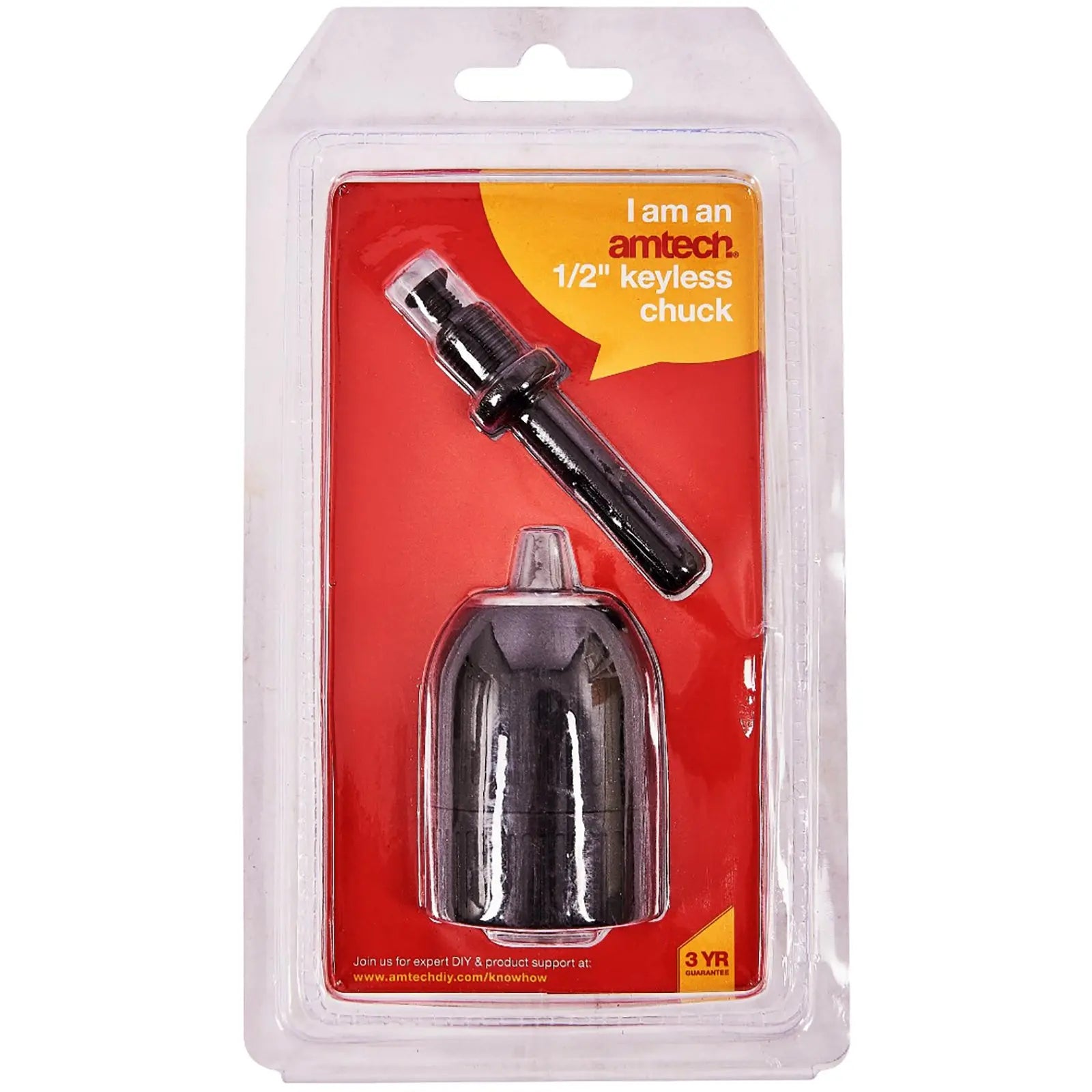 Amtech 1/2" Keyless Chuck With SDS Adaptor 