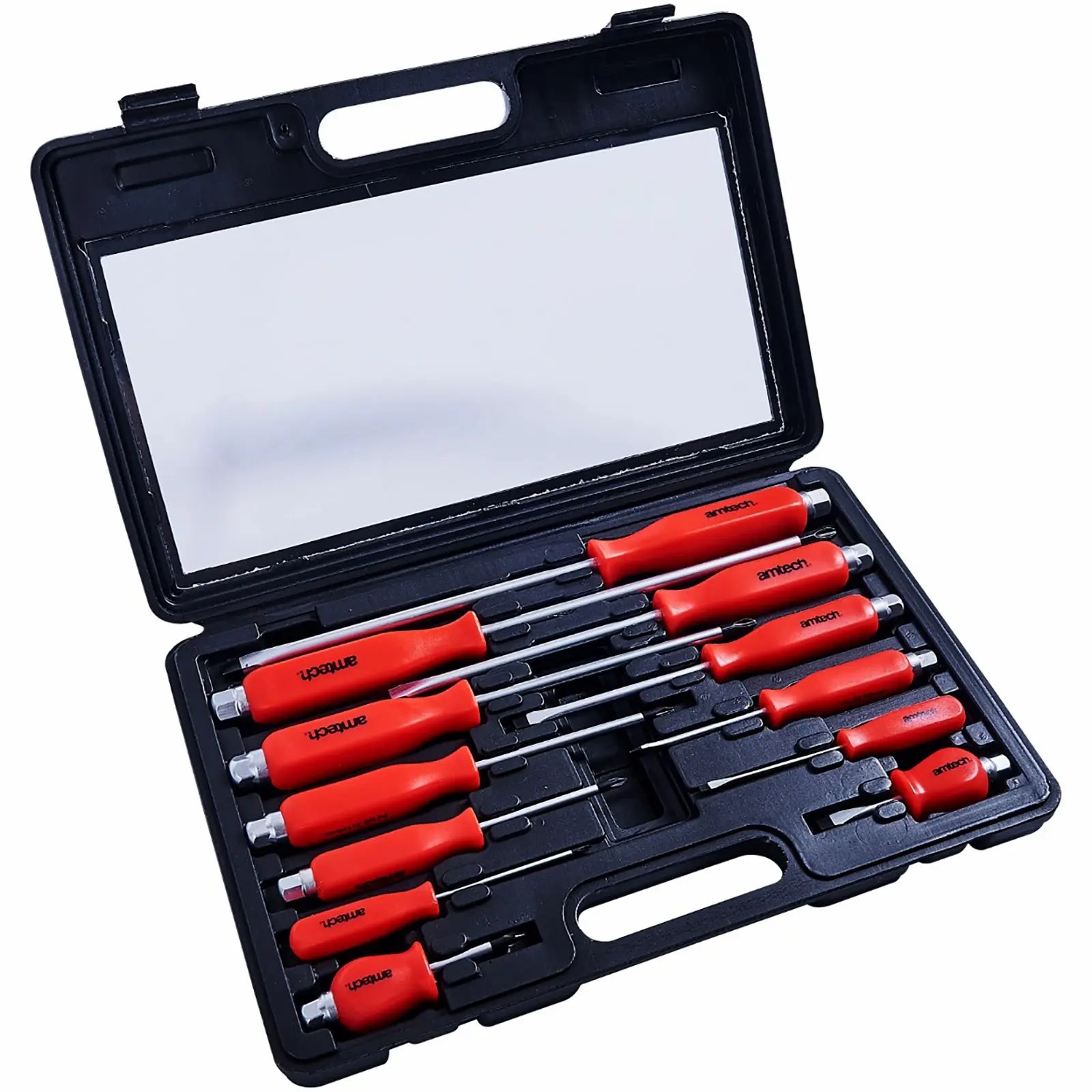 Amtech 12 Piece Mechanics Screwdriver Set in Case 