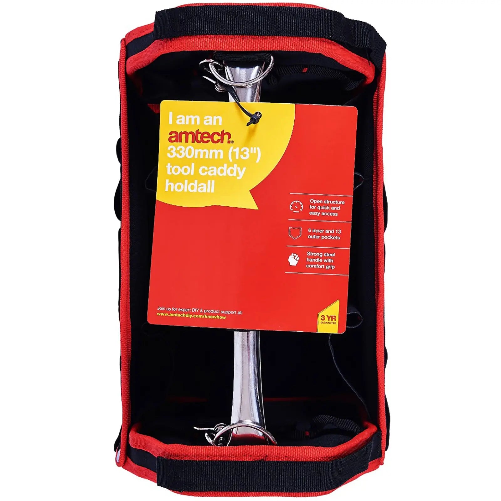 Amtech 330mm Tool Caddy Holdall Storage Bag 