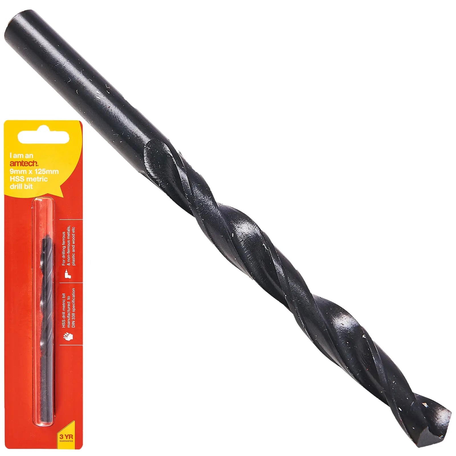 Amtech HSS Metric Metal Drill Bits 118° Precision Ground Tip 