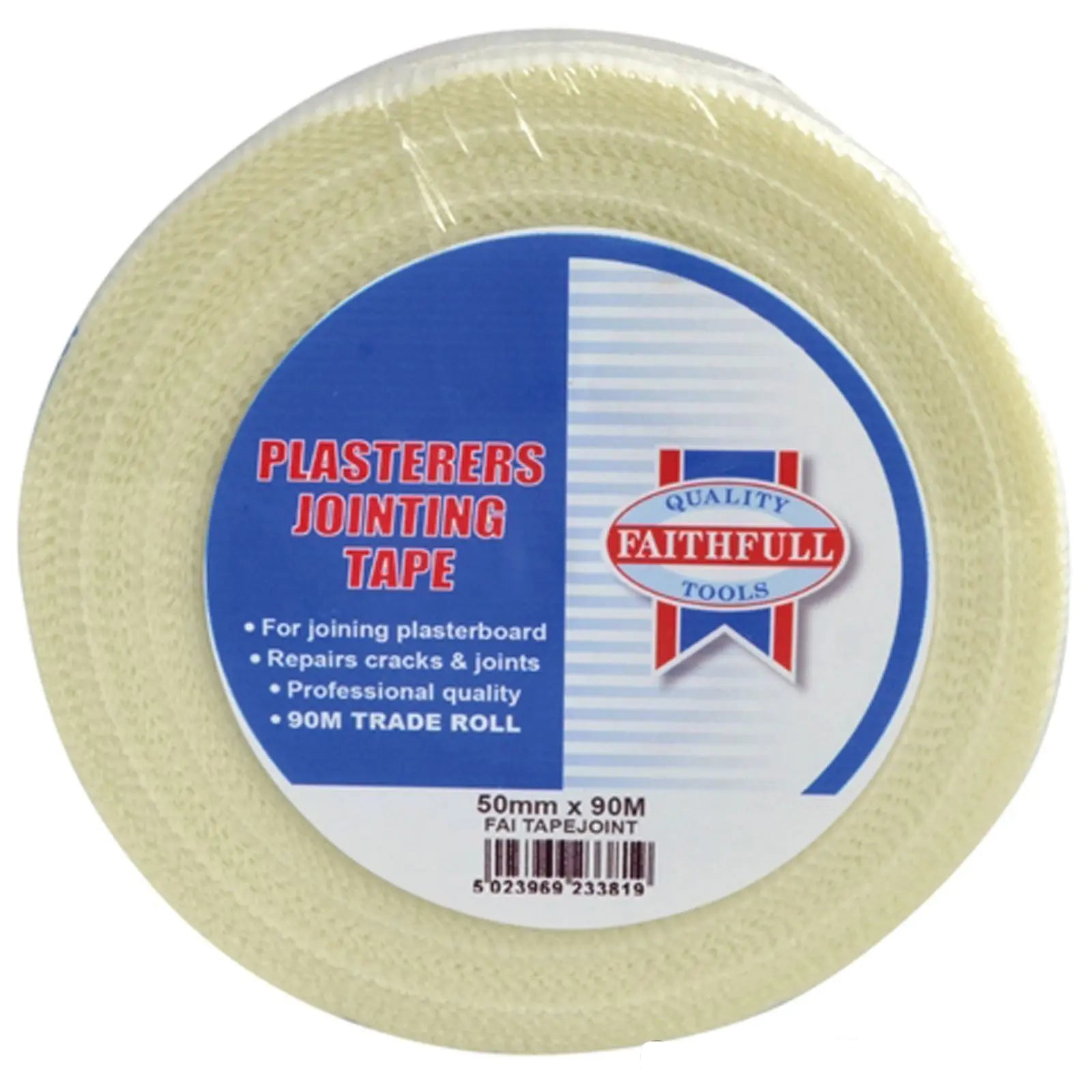Faithfull 50mm x 90m Plasterers Jointing Tape 