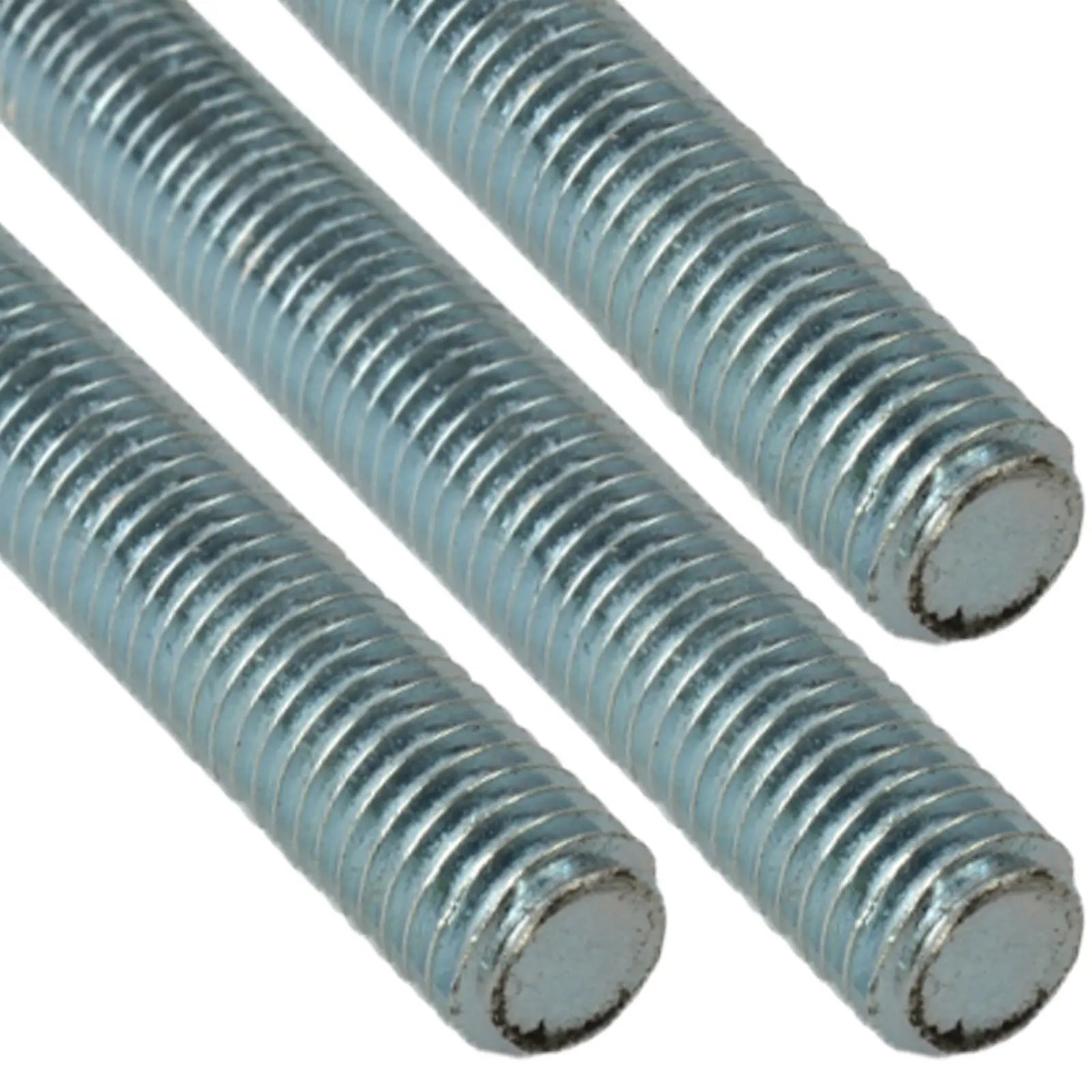 ForgeFix 1m Zinc Plated Threaded Rod Bar Studding 