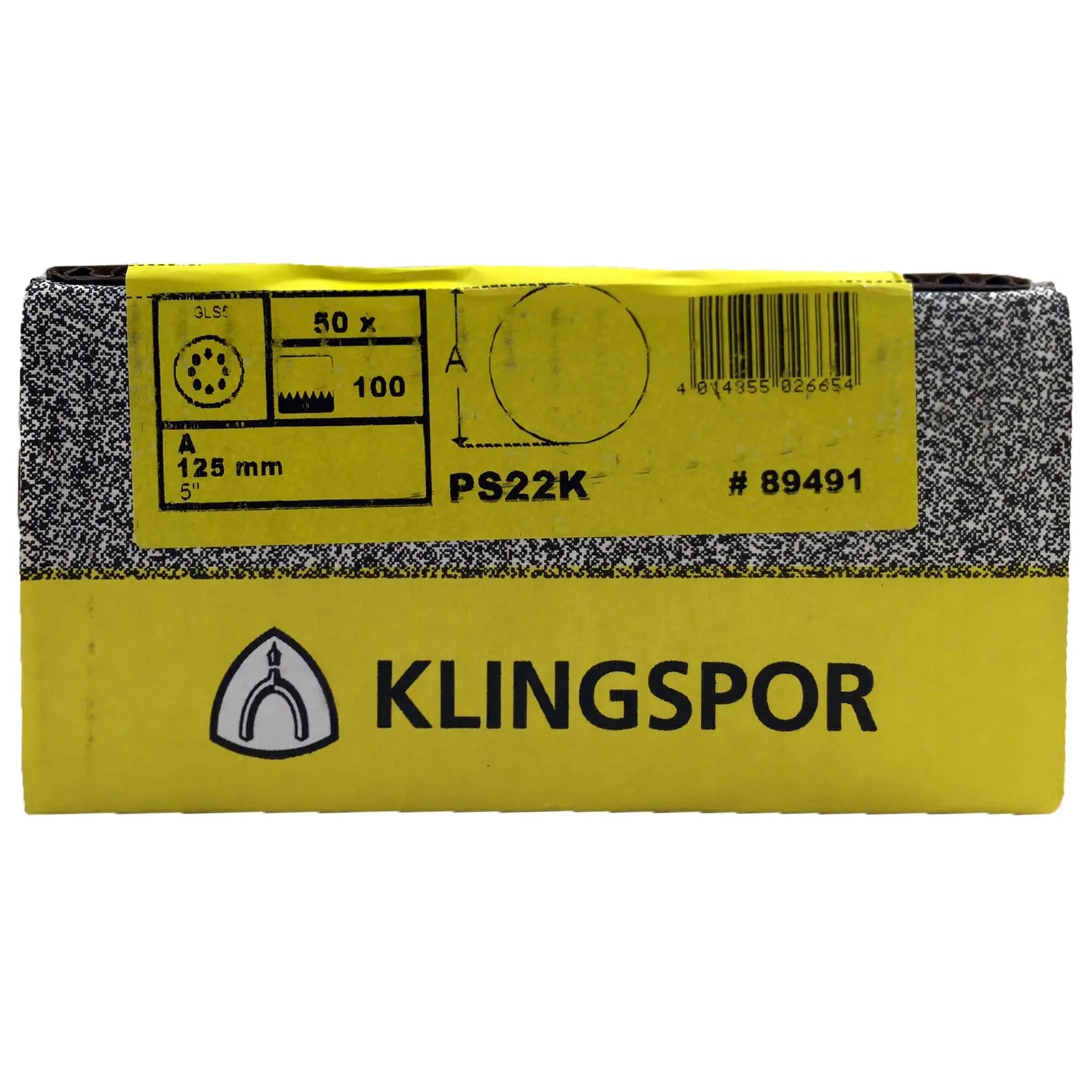 Klingspor PS22K Hook and Loop Sanding Discs 40-400 Grit 
