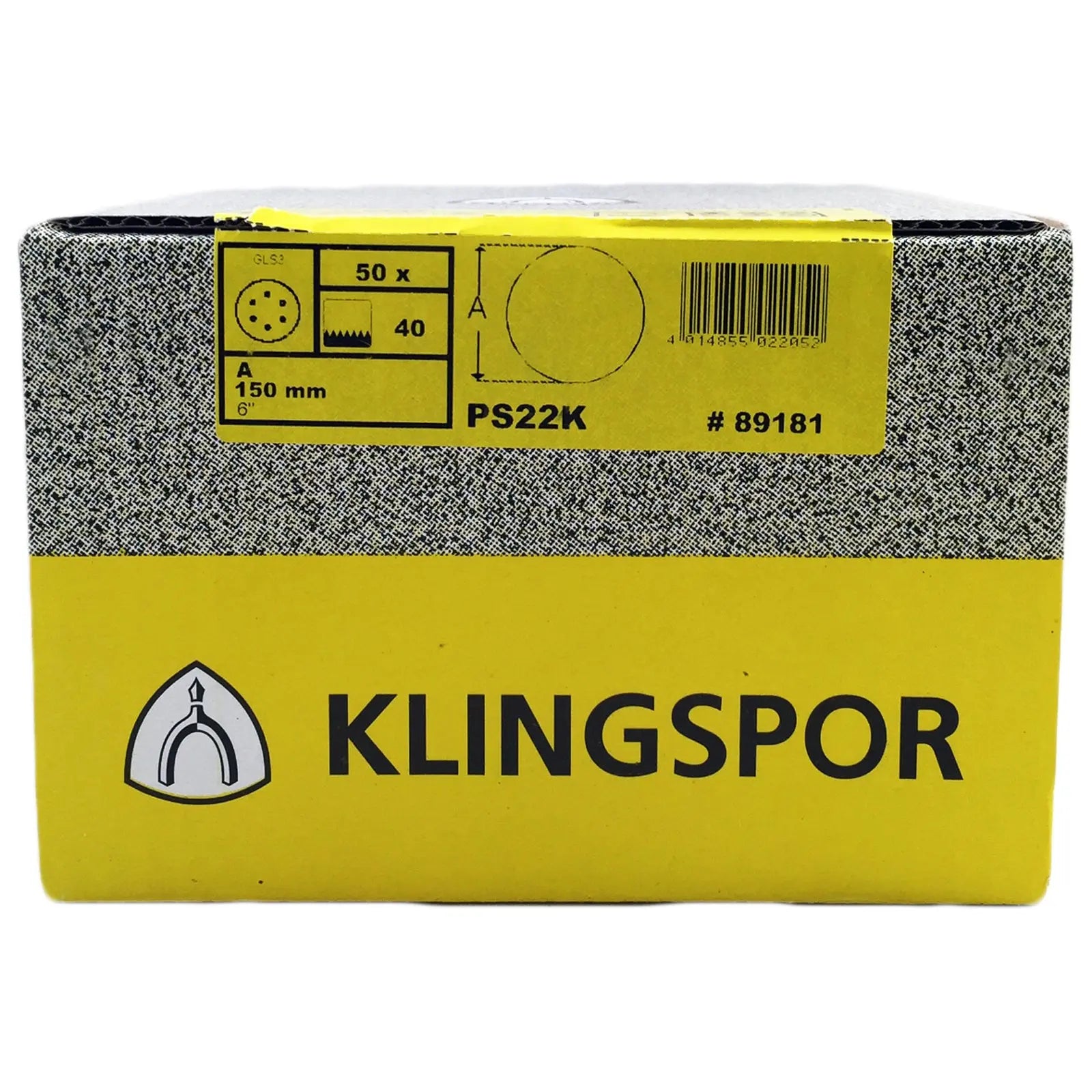 Klingspor PS22K Hook and Loop Sanding Discs 40-400 Grit 
