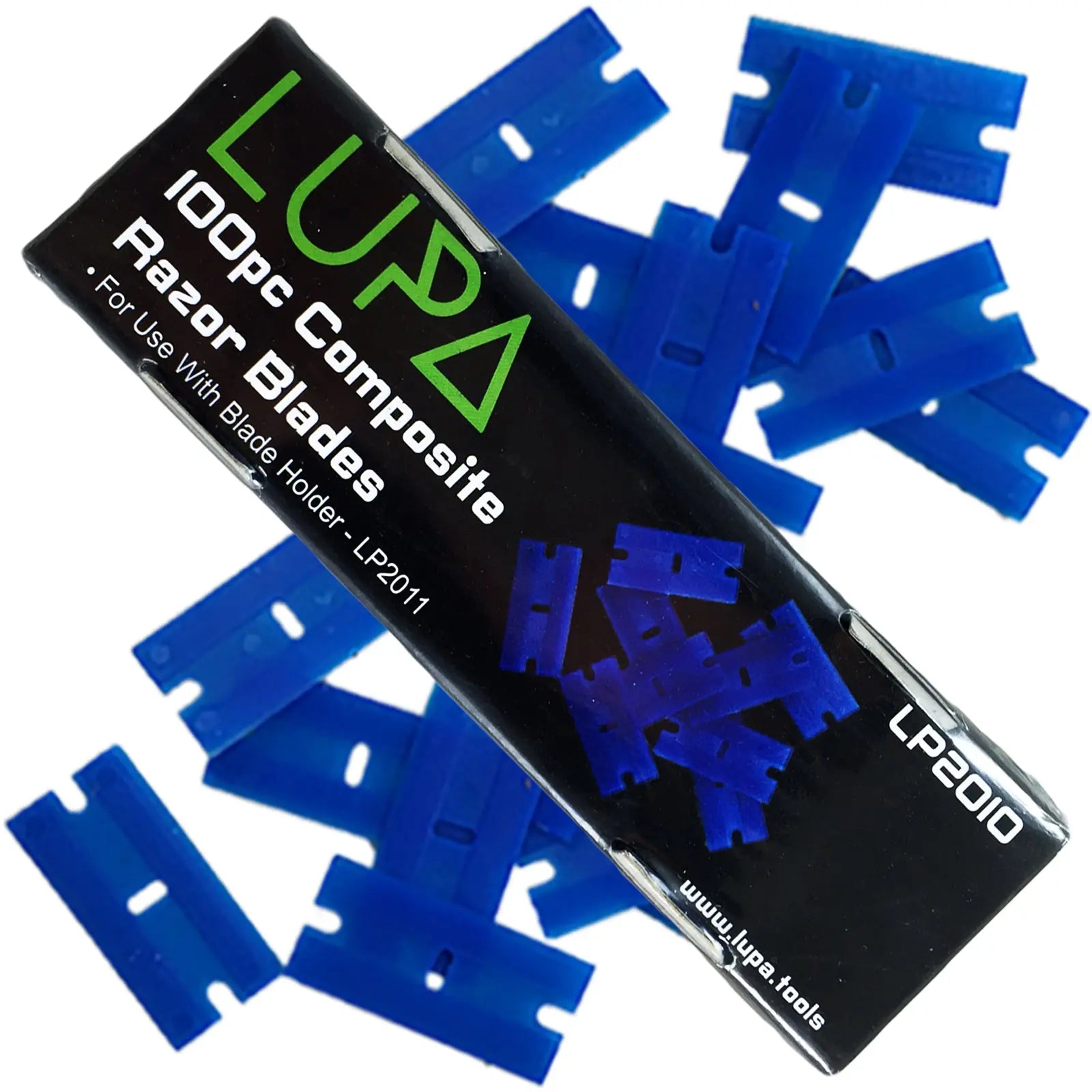 LUPA 100 Piece Composite Razor Blades - White Rose Tools
