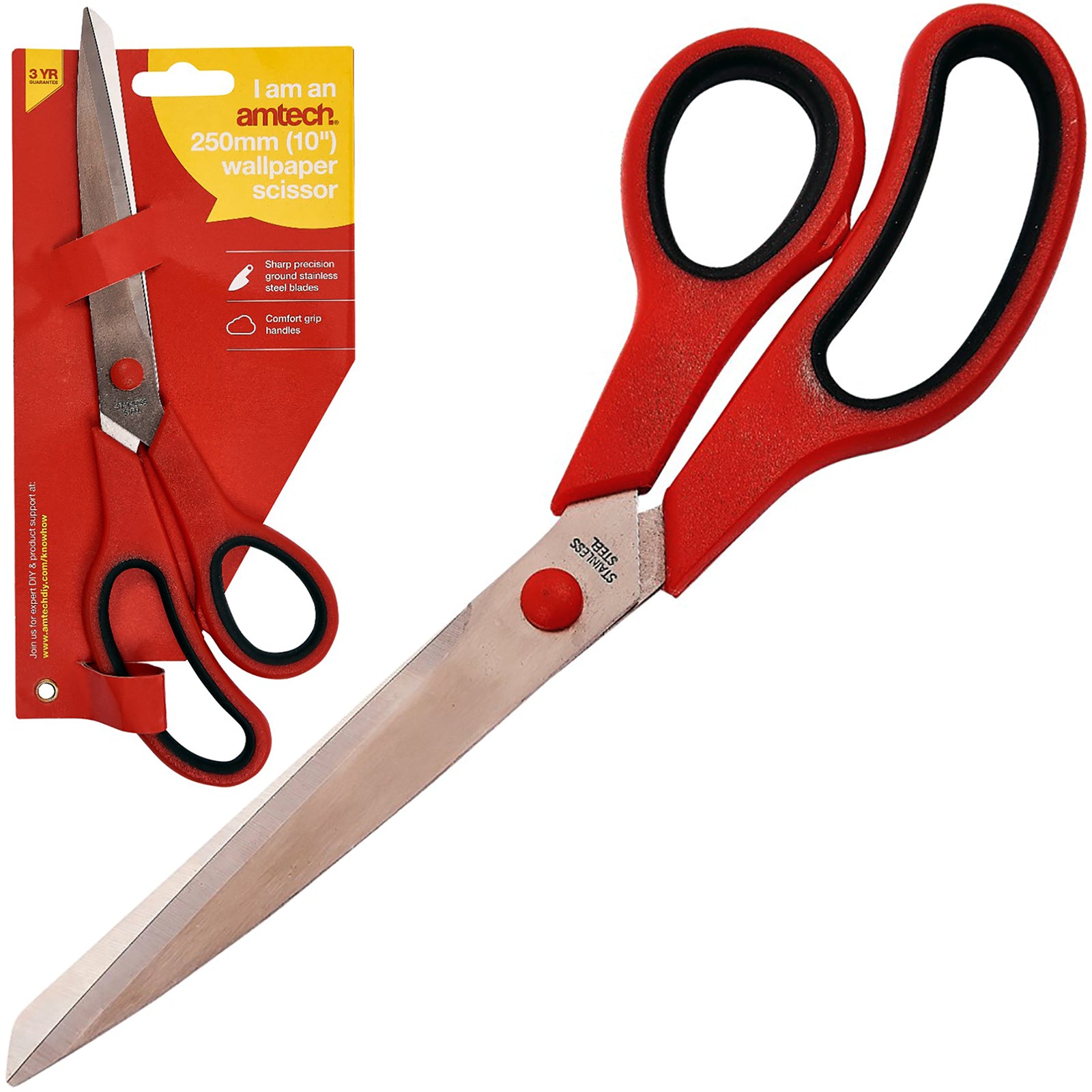 Amtech 10" 250mm Professional Wallpaper Scissors
