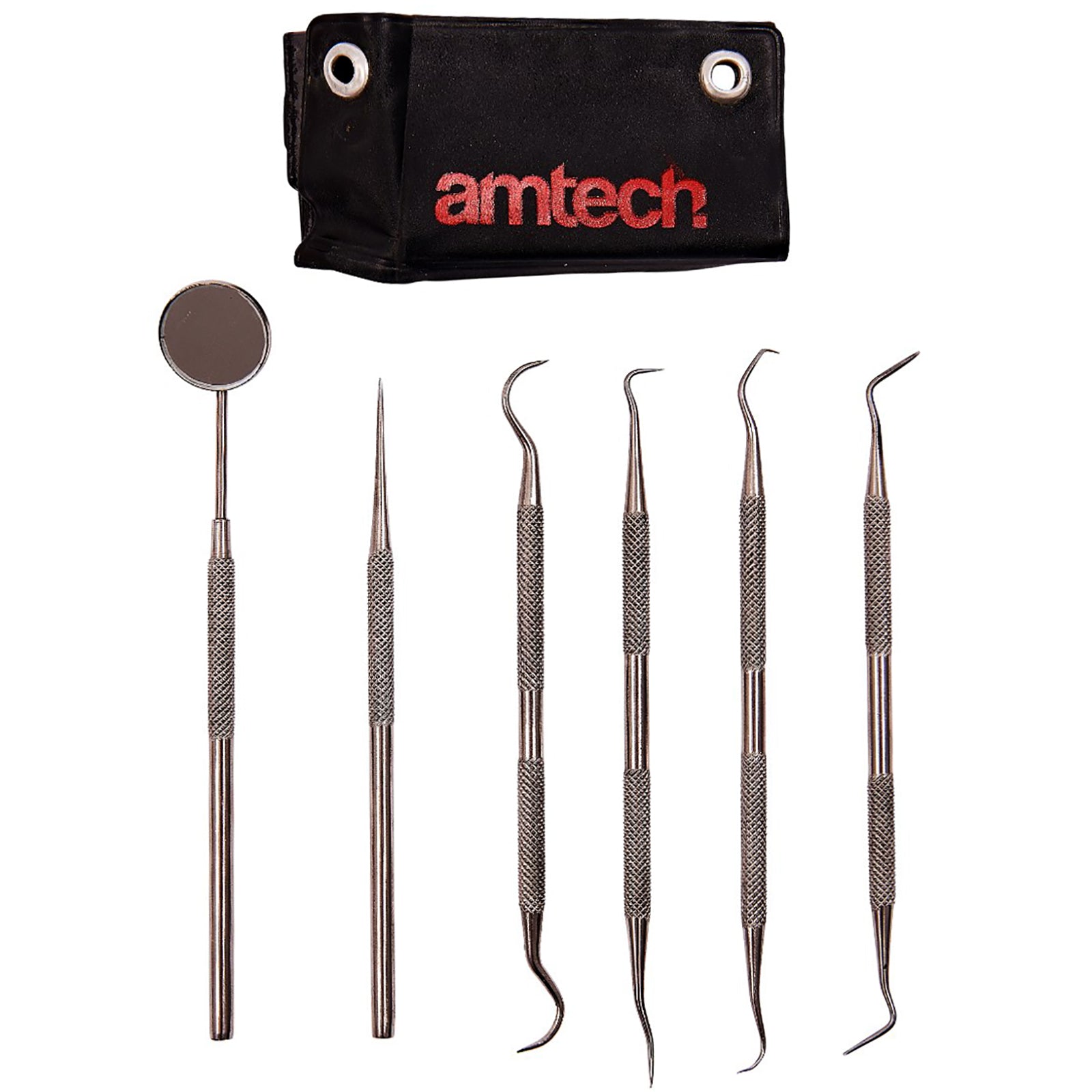 Amtech 6 Piece Stainless Steel Dental Probe Set
