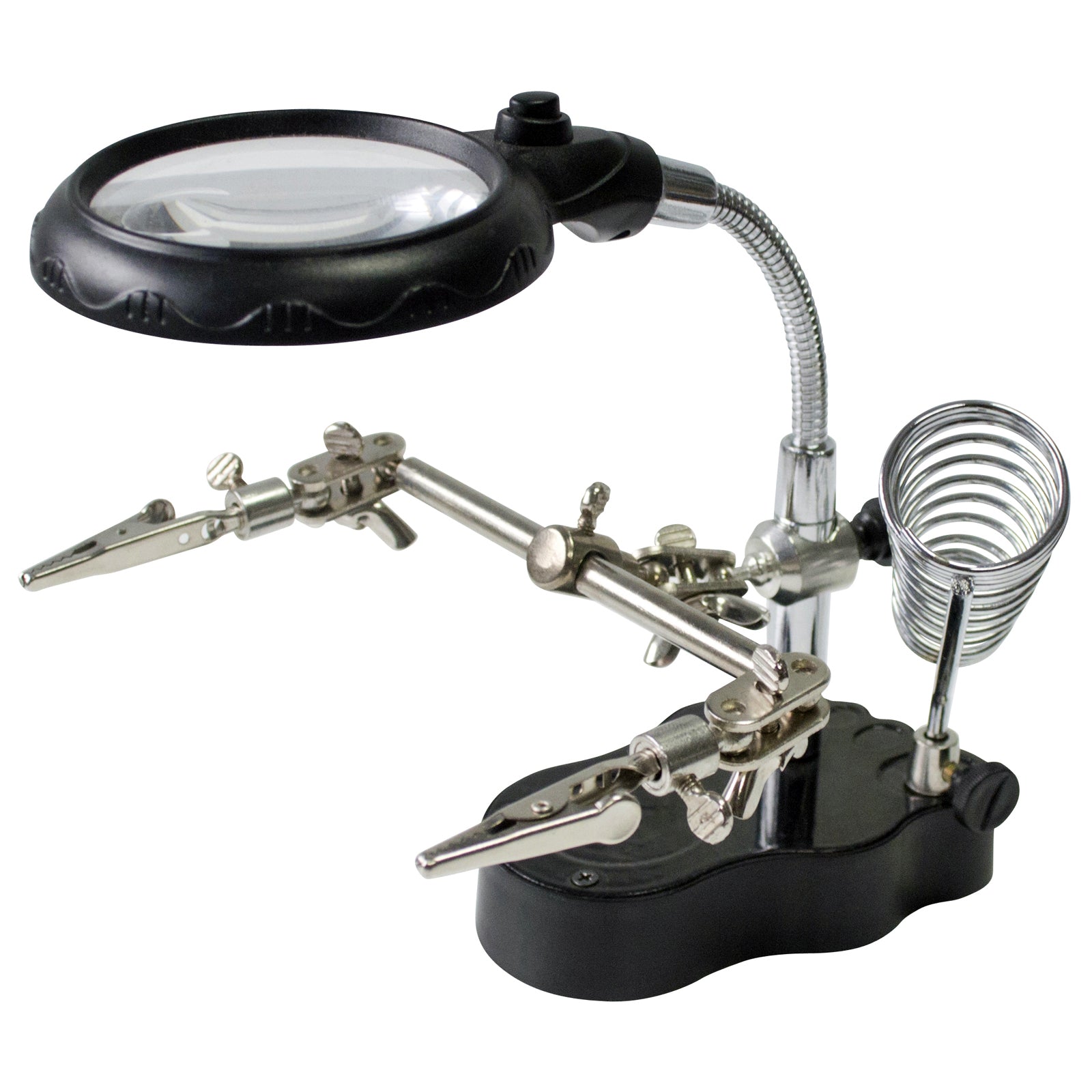 Amtech Helping Hand Magnifier With 2 LED Lights