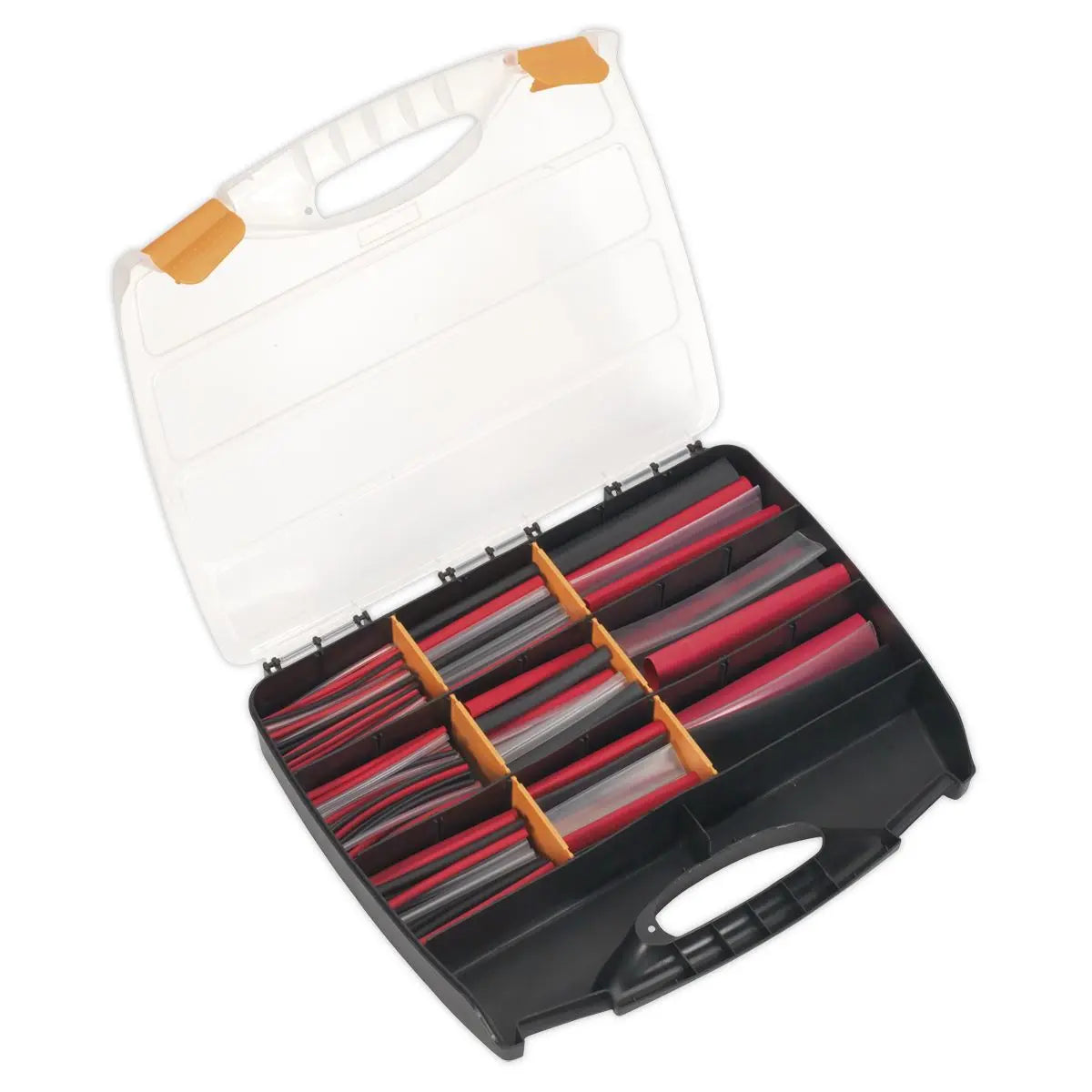 Sealey 261 Piece Mixed Heat Shrink Tubing Assortment in Case Large Storage Wrap 