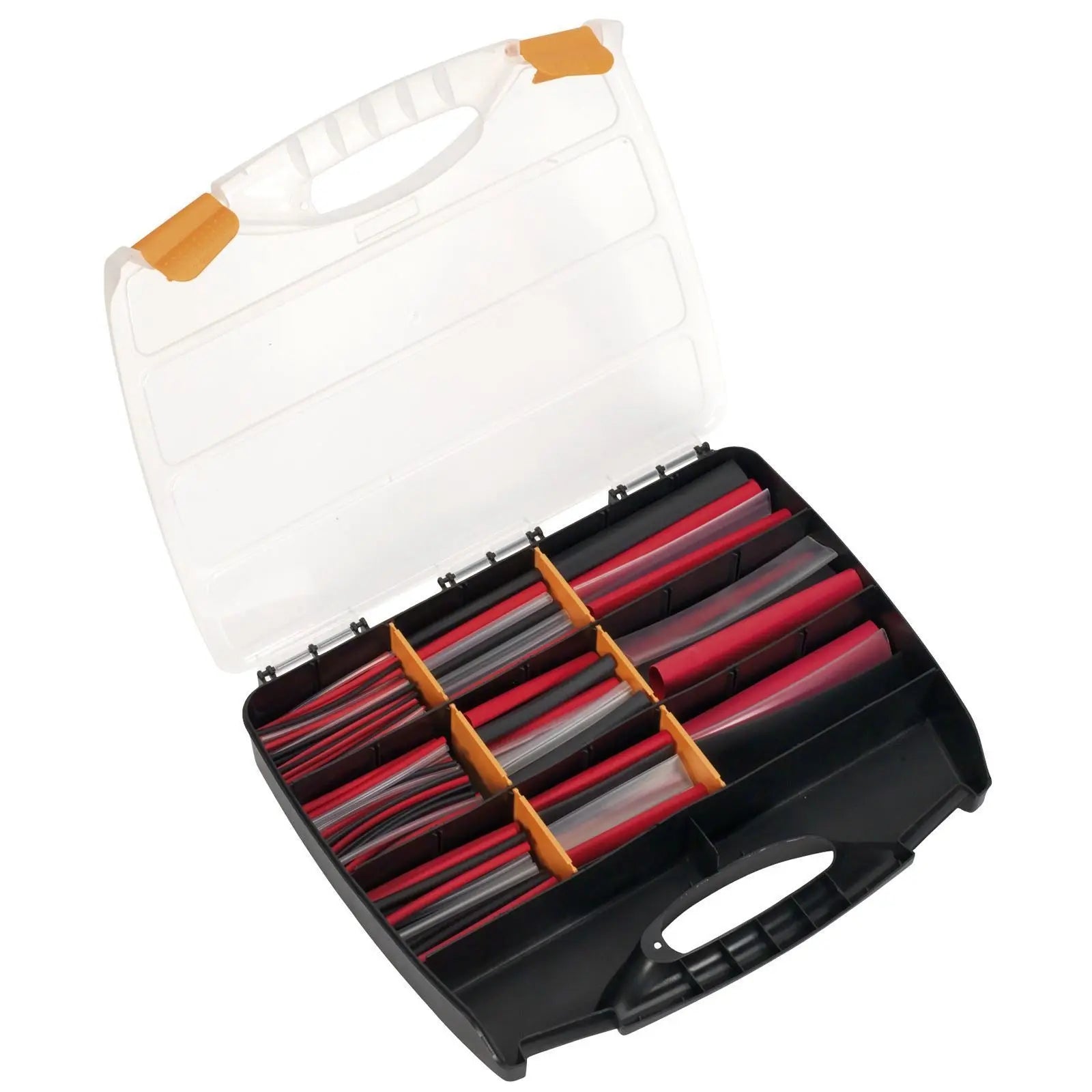 Sealey 261 Piece Mixed Heat Shrink Tubing Assortment in Case Large Storage Wrap 