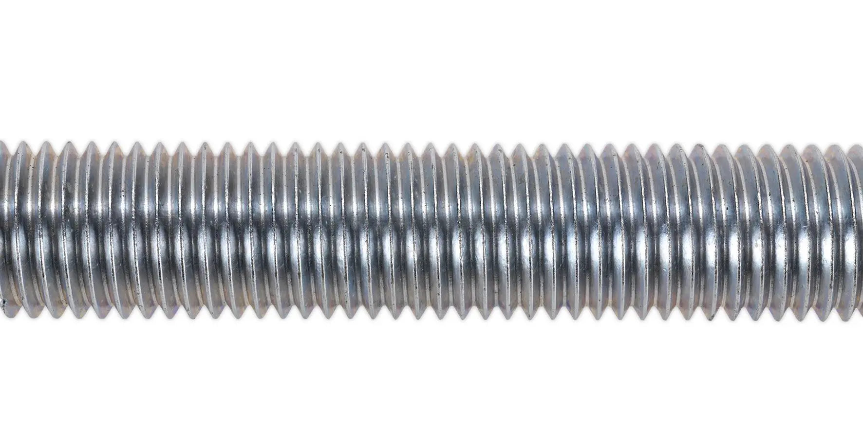 Sealey M6-24 1m Studding Threaded Bar Zinc Plated 