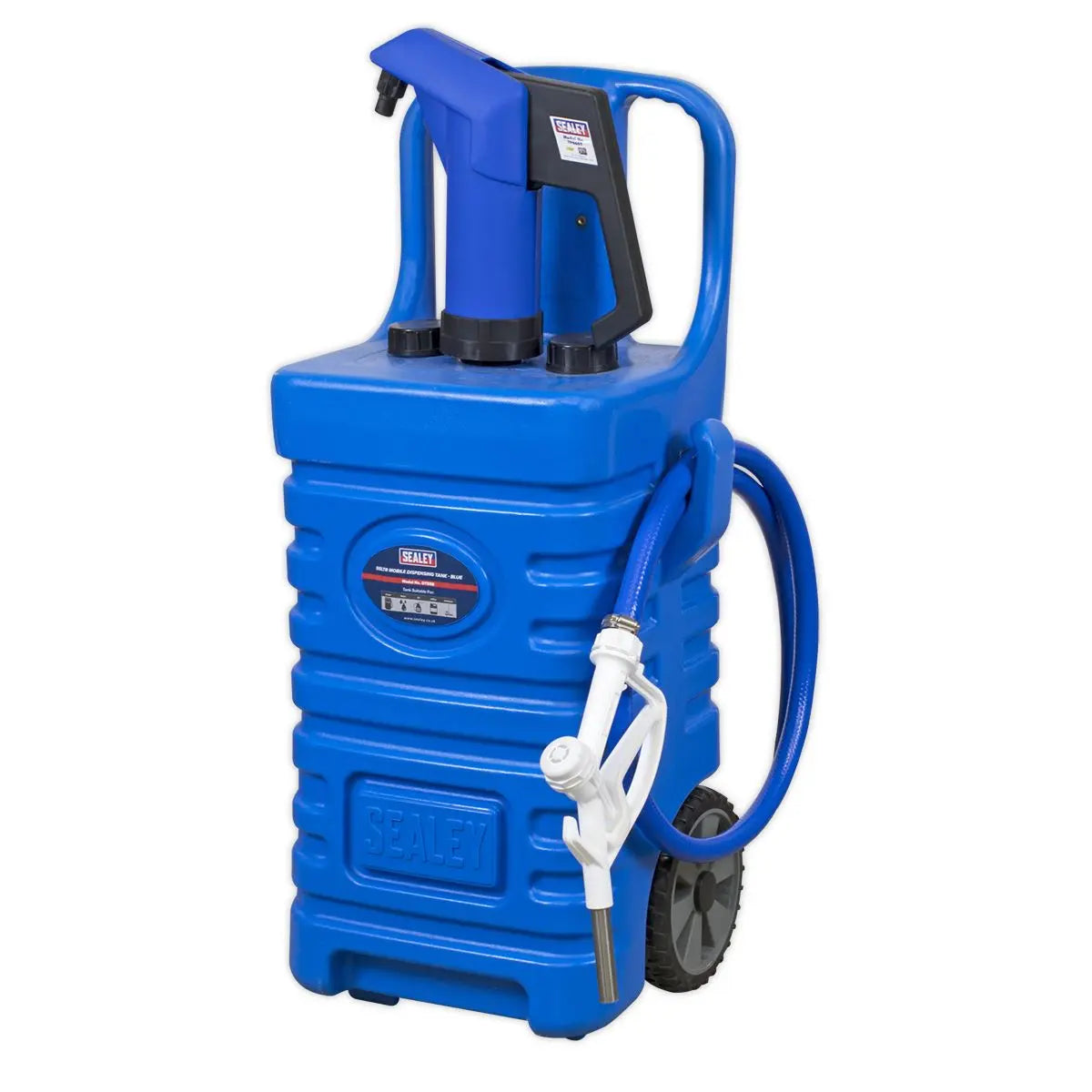 Sealey Mobile Dispensing Tank 55 Litre with AdBlue Pump Blue 