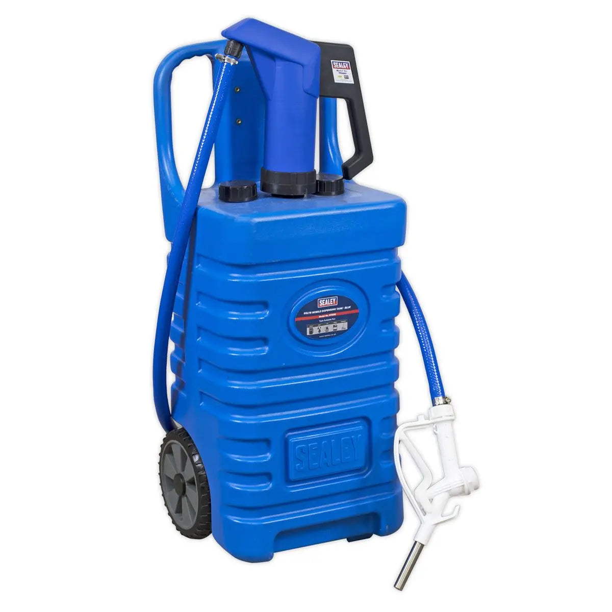Sealey Mobile Dispensing Tank 55 Litre with AdBlue Pump Blue 