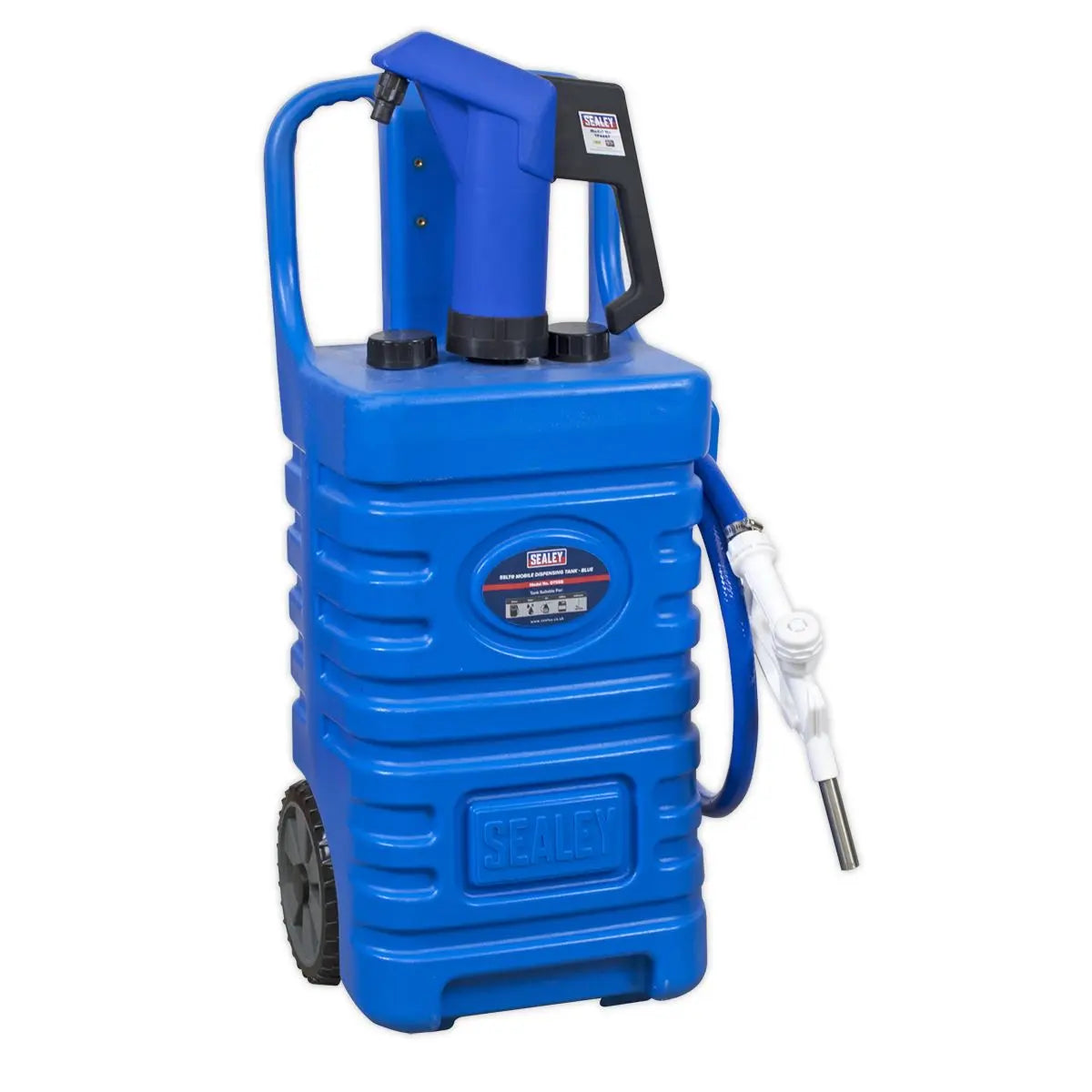 Sealey Mobile Dispensing Tank 55 Litre with AdBlue Pump Blue 