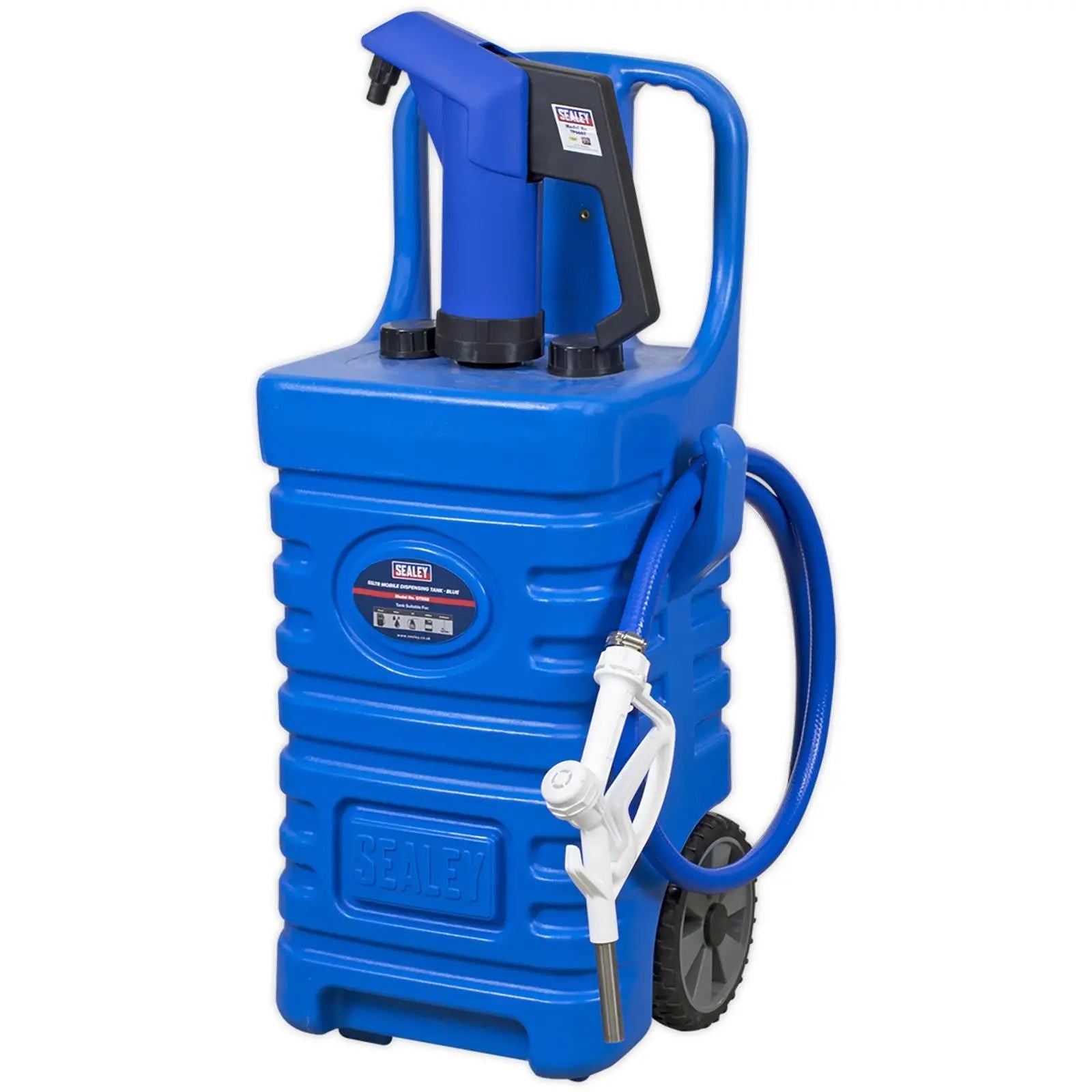 Sealey Mobile Dispensing Tank 55 Litre with AdBlue Pump Blue 
