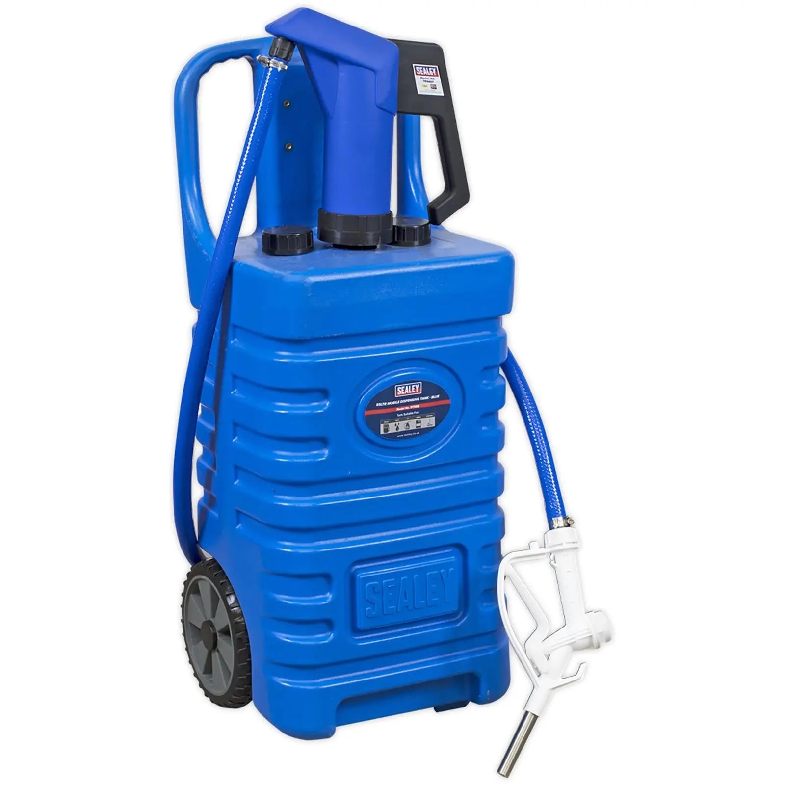Sealey Mobile Dispensing Tank 55 Litre with AdBlue Pump Blue 