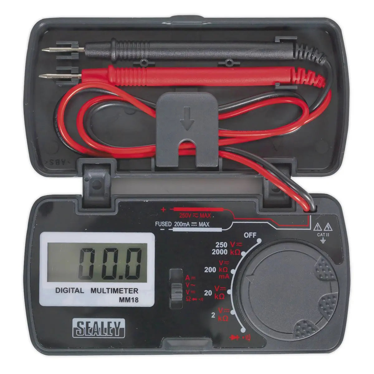 Sealey Pocket Multimeter AC DC Voltage Resistance Electrican Compact 