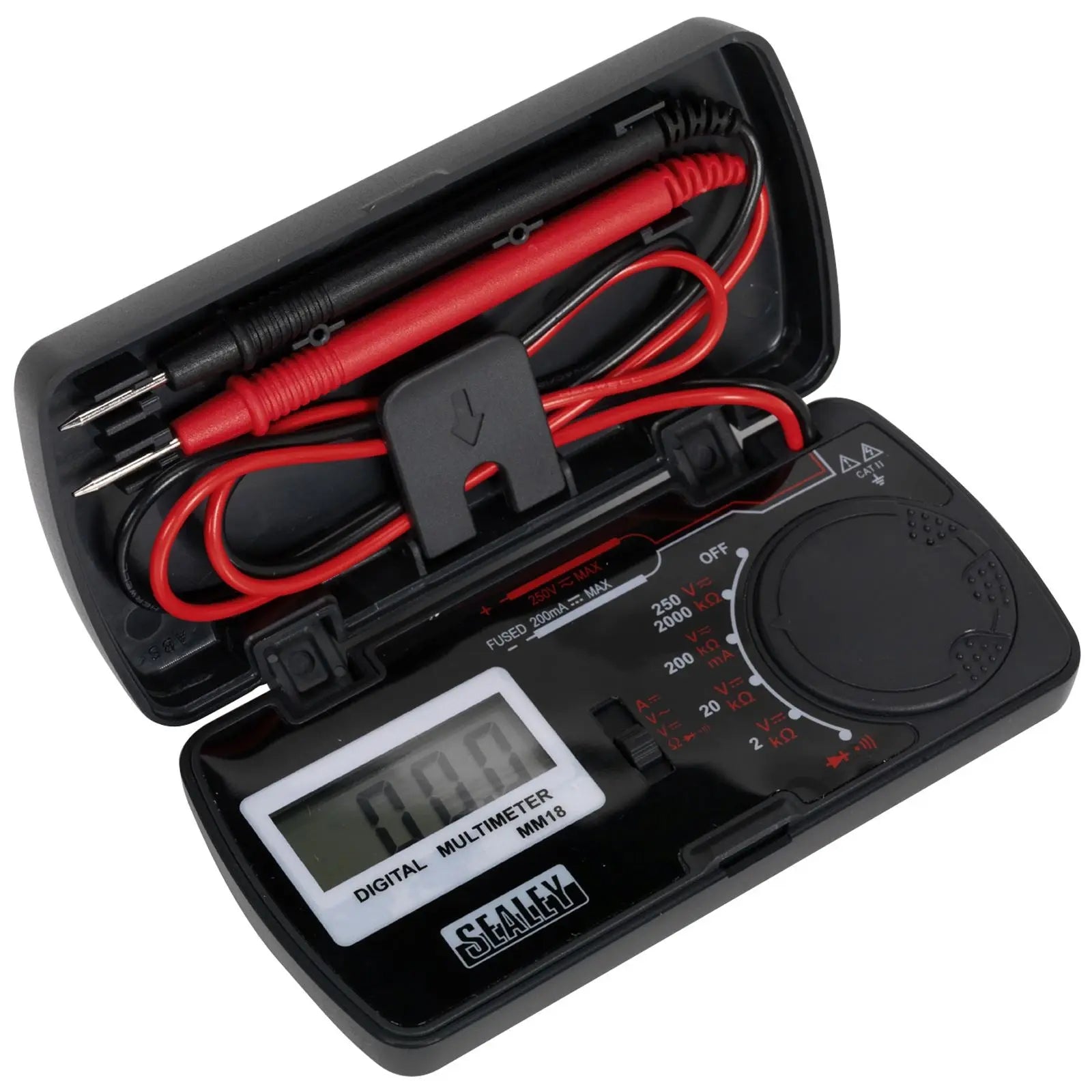 Sealey Pocket Multimeter AC DC Voltage Resistance Electrican Compact 
