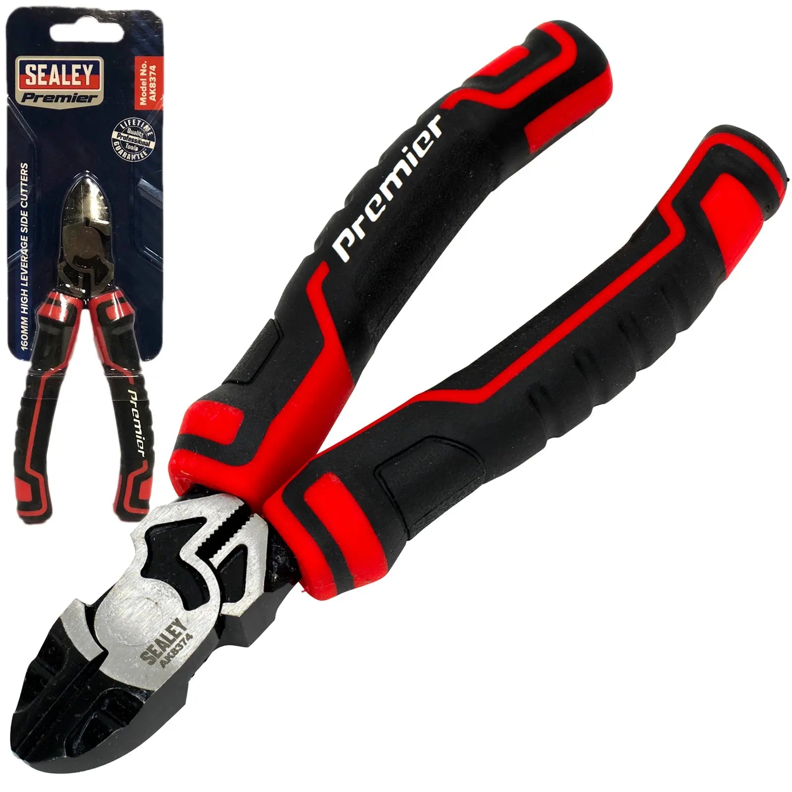 Sealey Premier High Leverage Pliers Comfort Grip Handles 