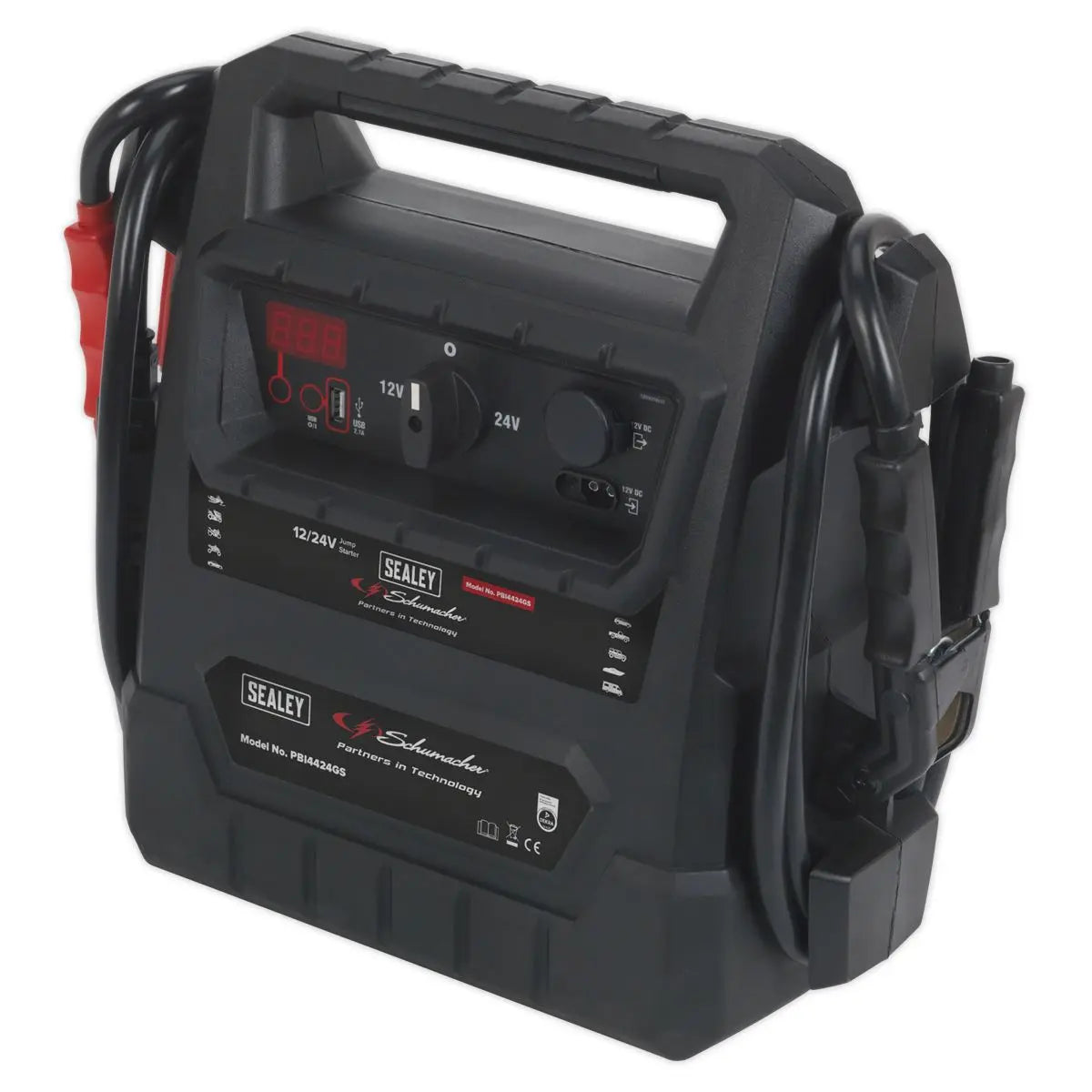 Sealey Schumacher Schumacher® RoadStart® Emergency Jump Starter 12/24V 4600 Peak Amps - DEKRA Approved 