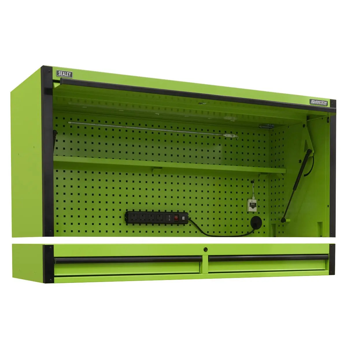Sealey Superline Pro Top Hutch & 2 Drawer Riser 1549mm 