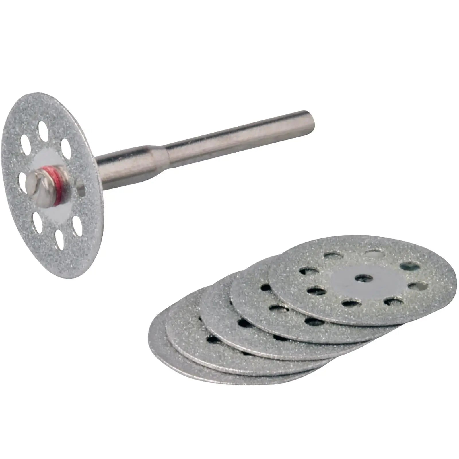 Silverline 6 Piece Vented Diamond Tipped Cutting Disc Kit 22mm Mini Rotary Tool 