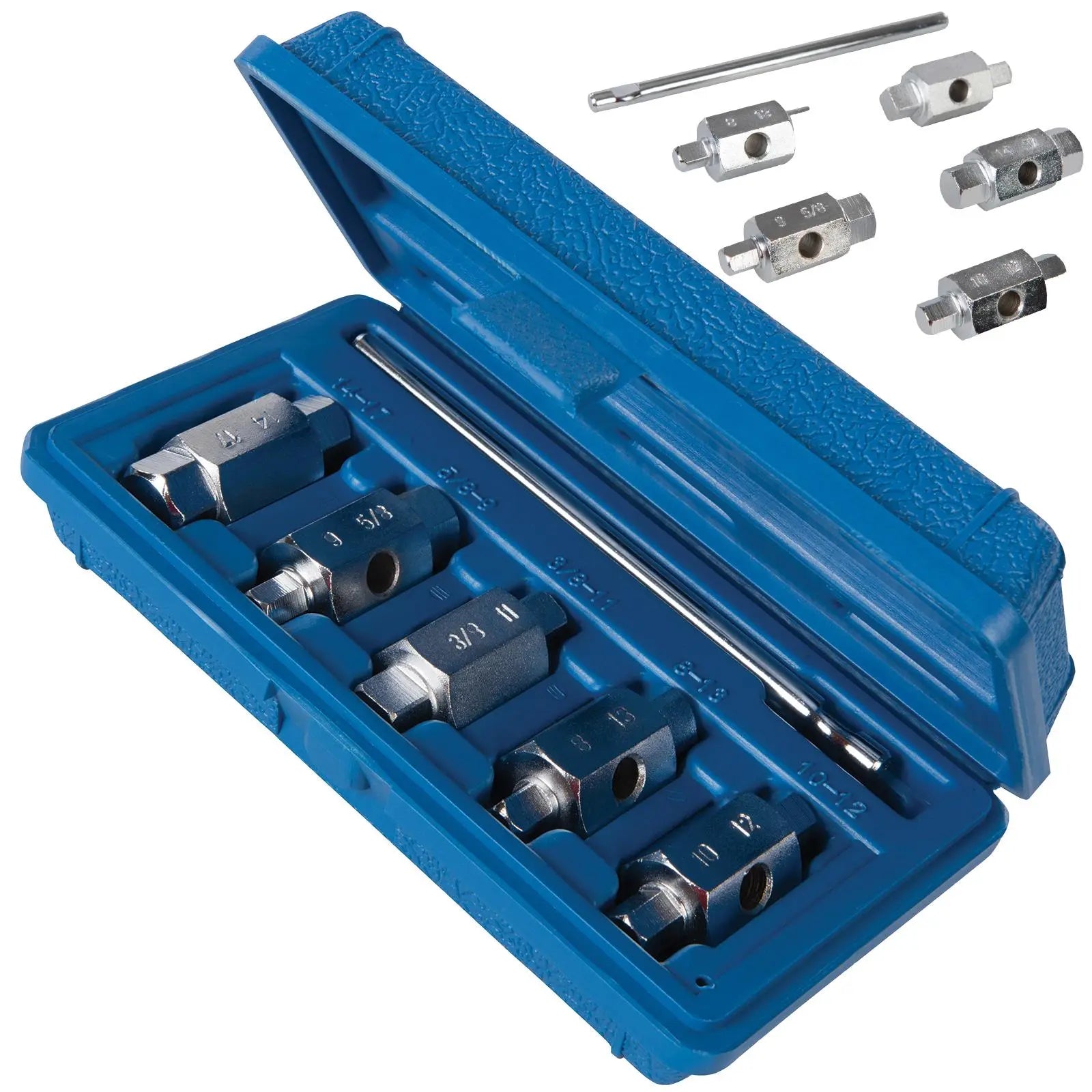 Silverline Oil Drain Plug Key Set 6 Piece 