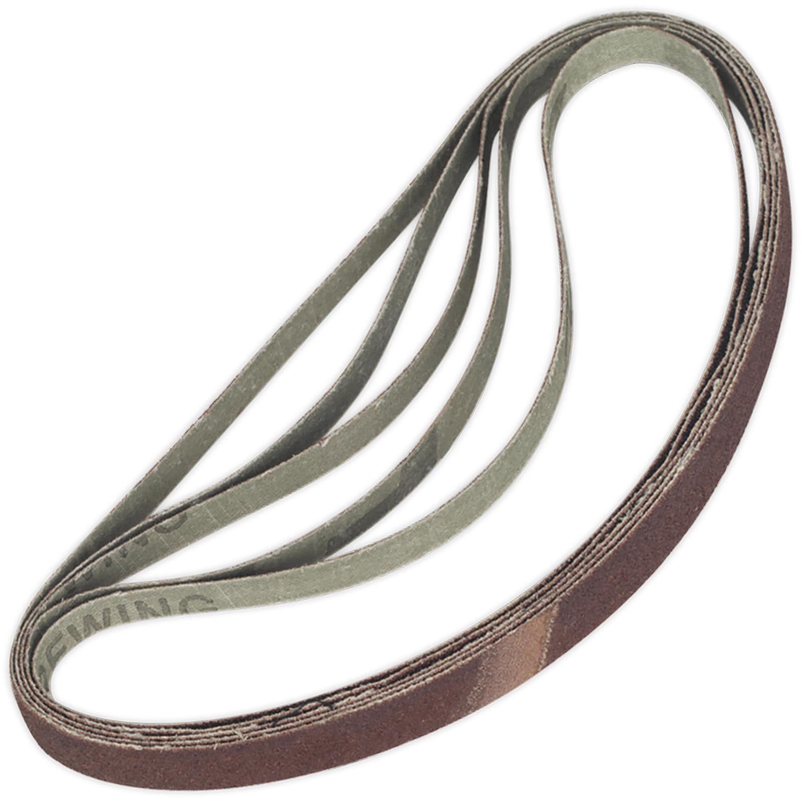 Sealey Sanding Belt 12mm x 456mm Pack of 5 Belts