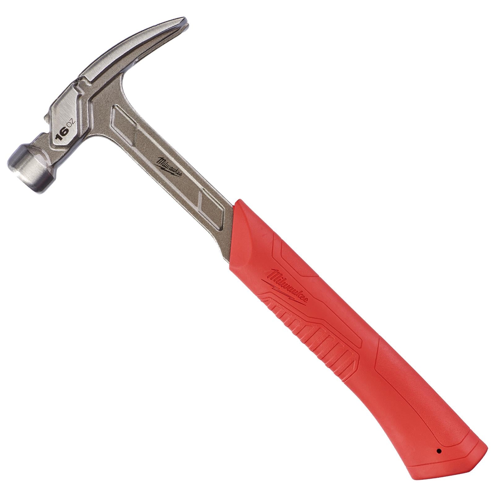 Milwaukee Steel Rip Claw Hammer 16oz Magnetic Nail Starter