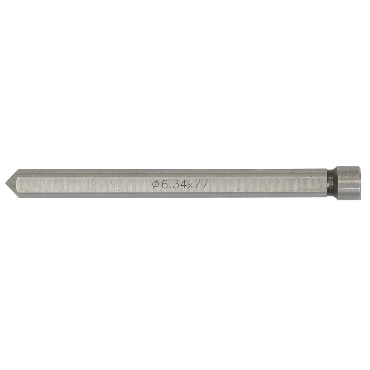 Worksafe by Sealey Short Straight Pin Pilot Rod 77mm
