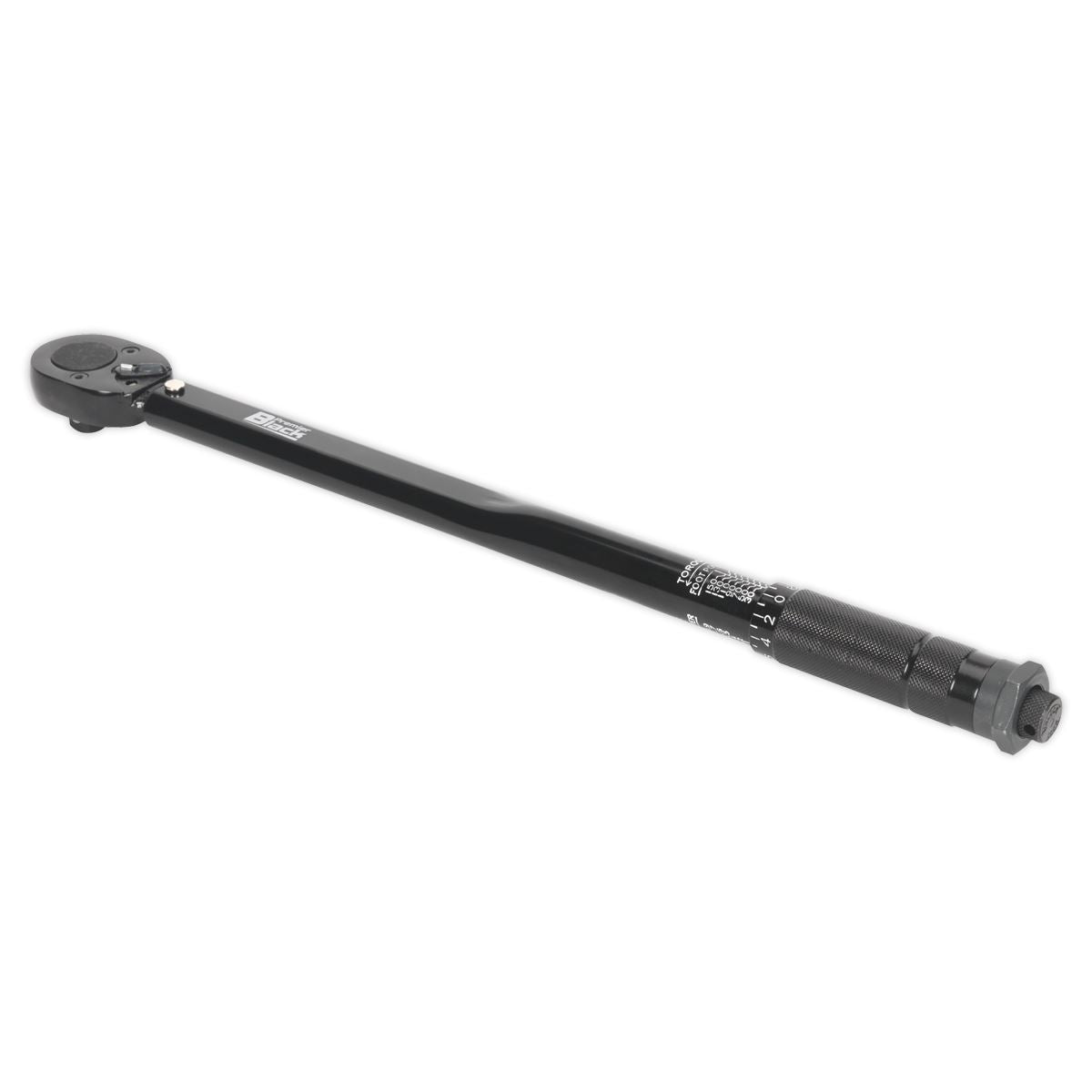 Sealey Premier Black 1/2" Drive Calibrated Micrometer Torque Wrench 27-204Nm