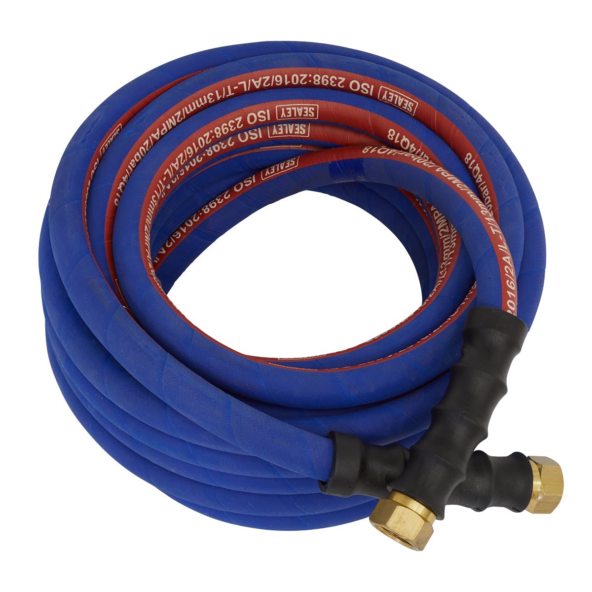 Sealey Air Hose 10m x Ø13mm with 1/2"BSP Unions Extra-Heavy-Duty