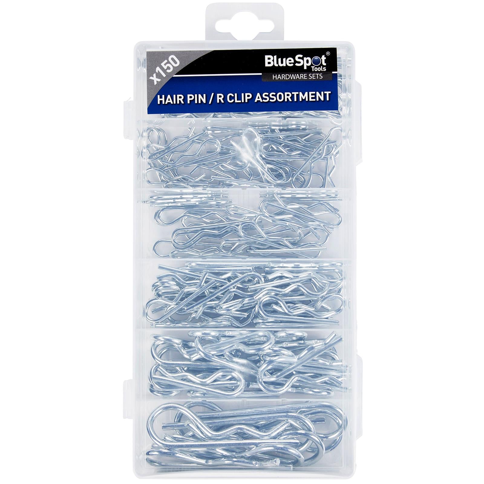 BlueSpot Assorted Hair Pin And R Clip Set 150pc