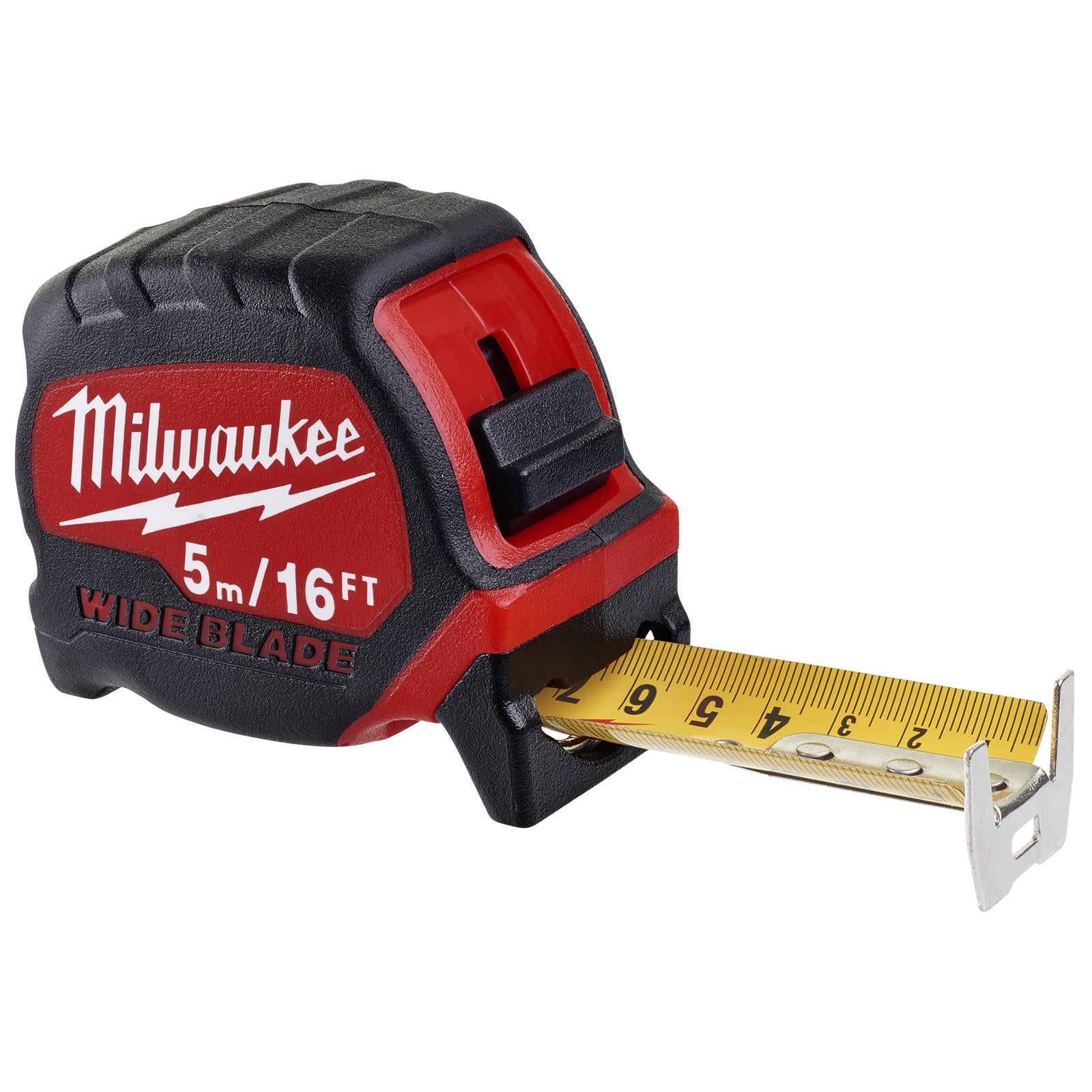 Milwaukee Tape Measure 5m 16ft Premium Wide Blade 33mm Metric Imperial