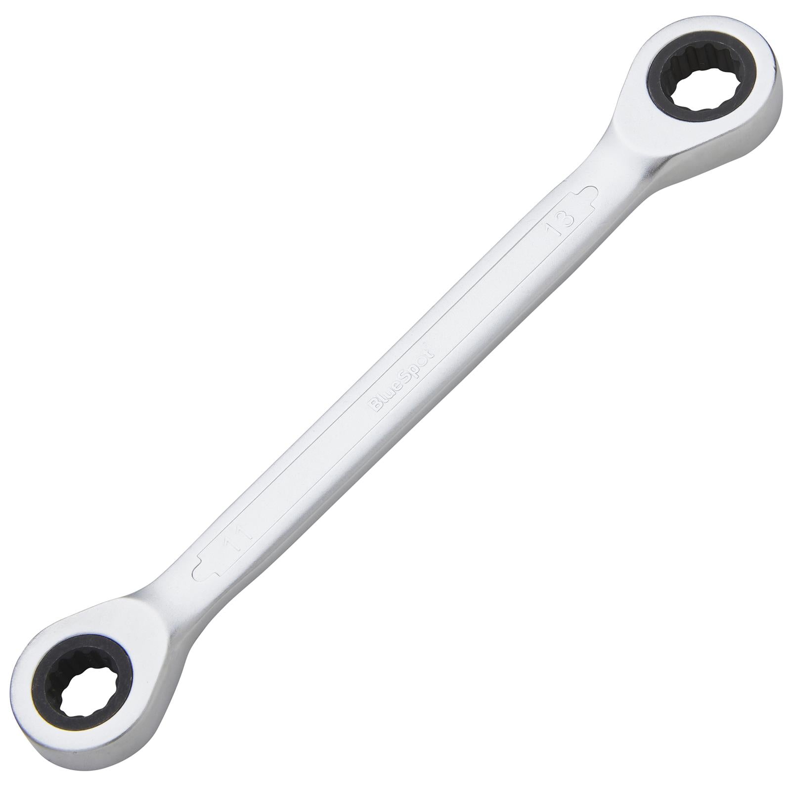 BlueSpot Ratchet Ring Spanner Double End 11mm x 13mm 72 Tooth
