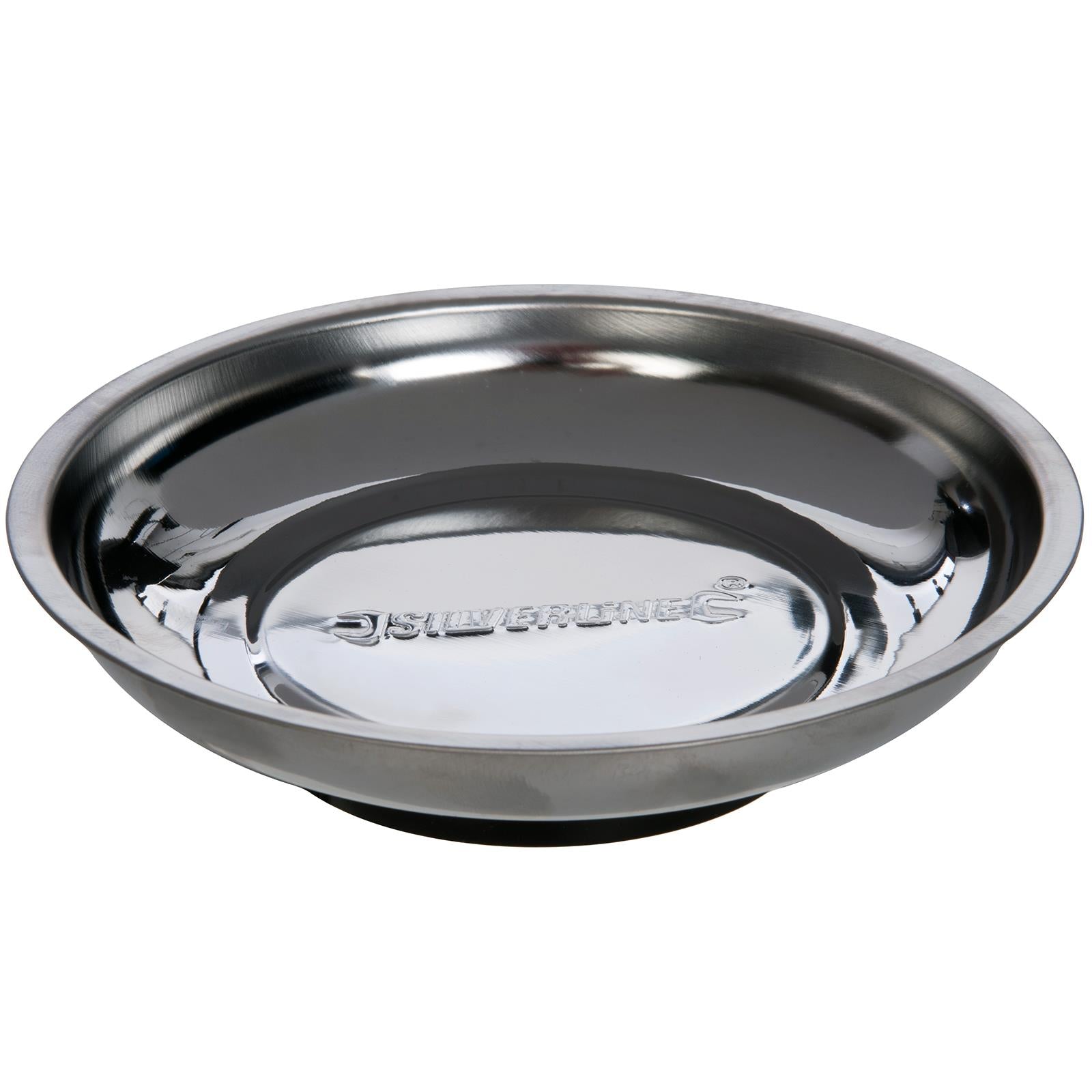 Silverline 150mm Magnetic Parts Dish Storage Stainless Steel Tray