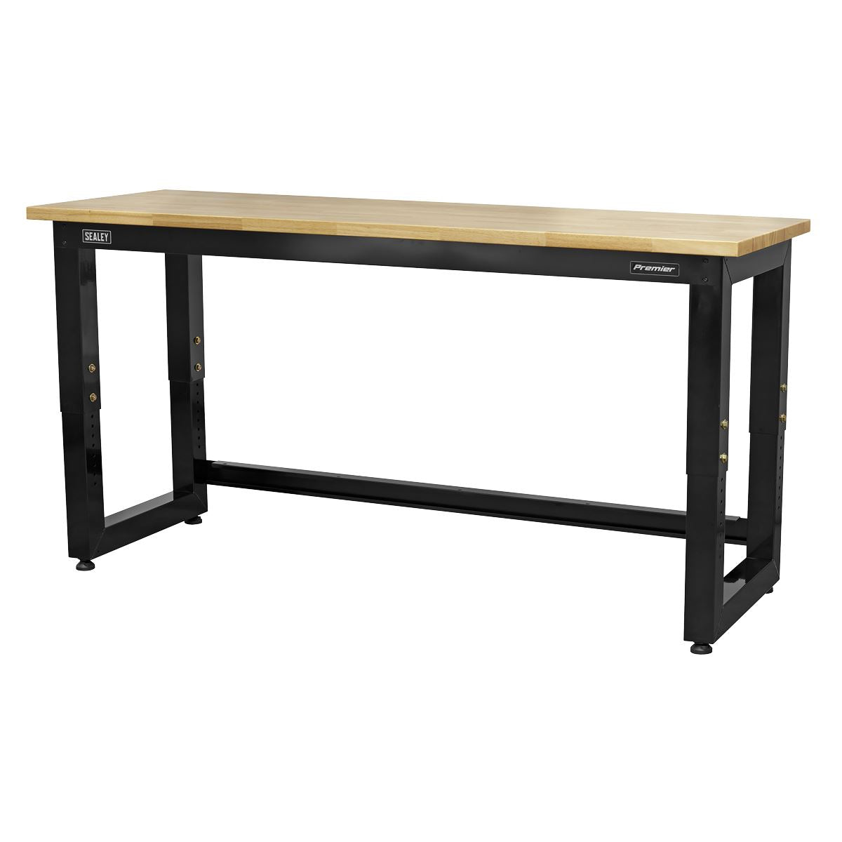 Sealey Premier Steel Adjustable Workbench with Wooden Worktop 1830mm - Heavy-Duty