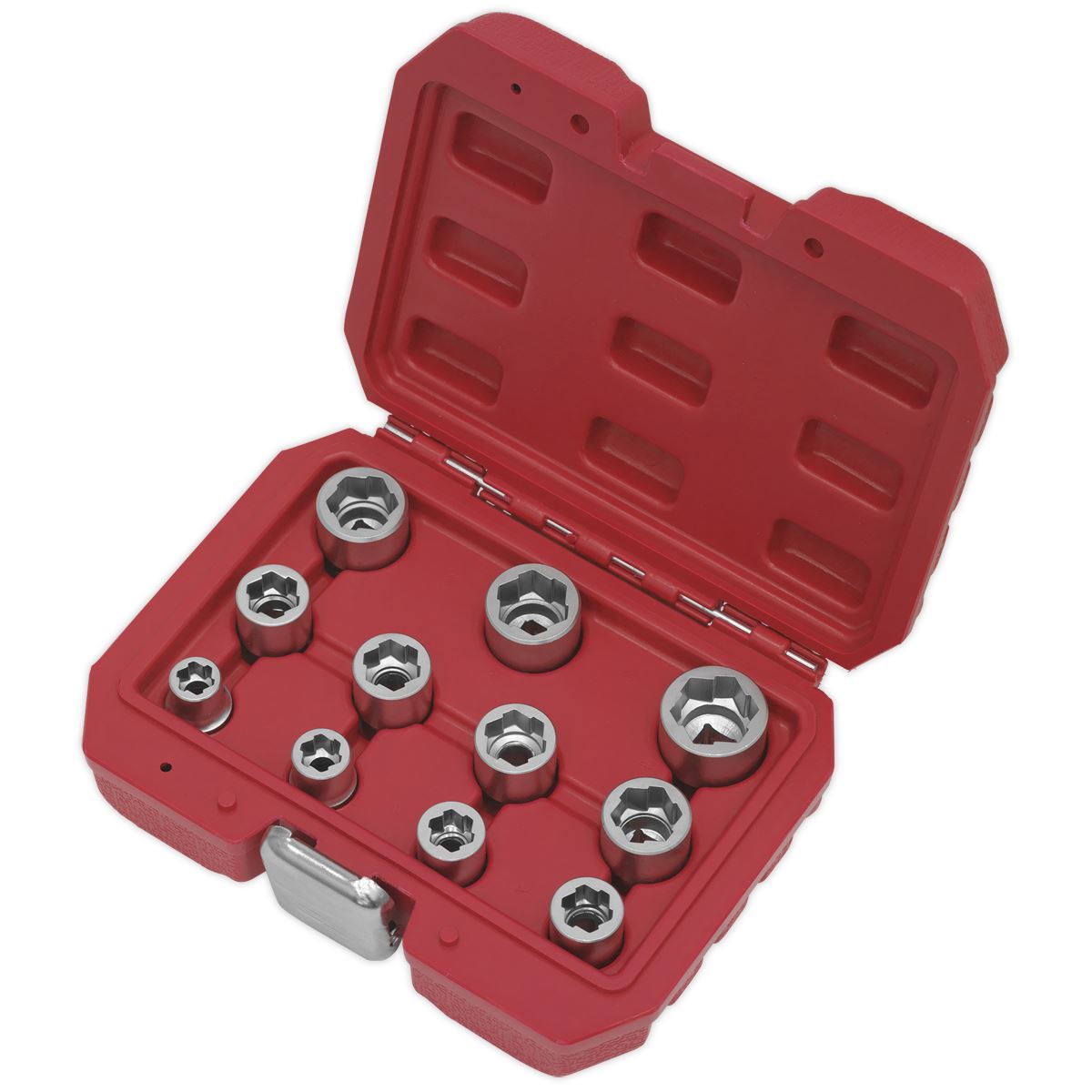 Sealey Premier Bolt Extractor Socket Set 11pc 3/8"Sq Drive Metric