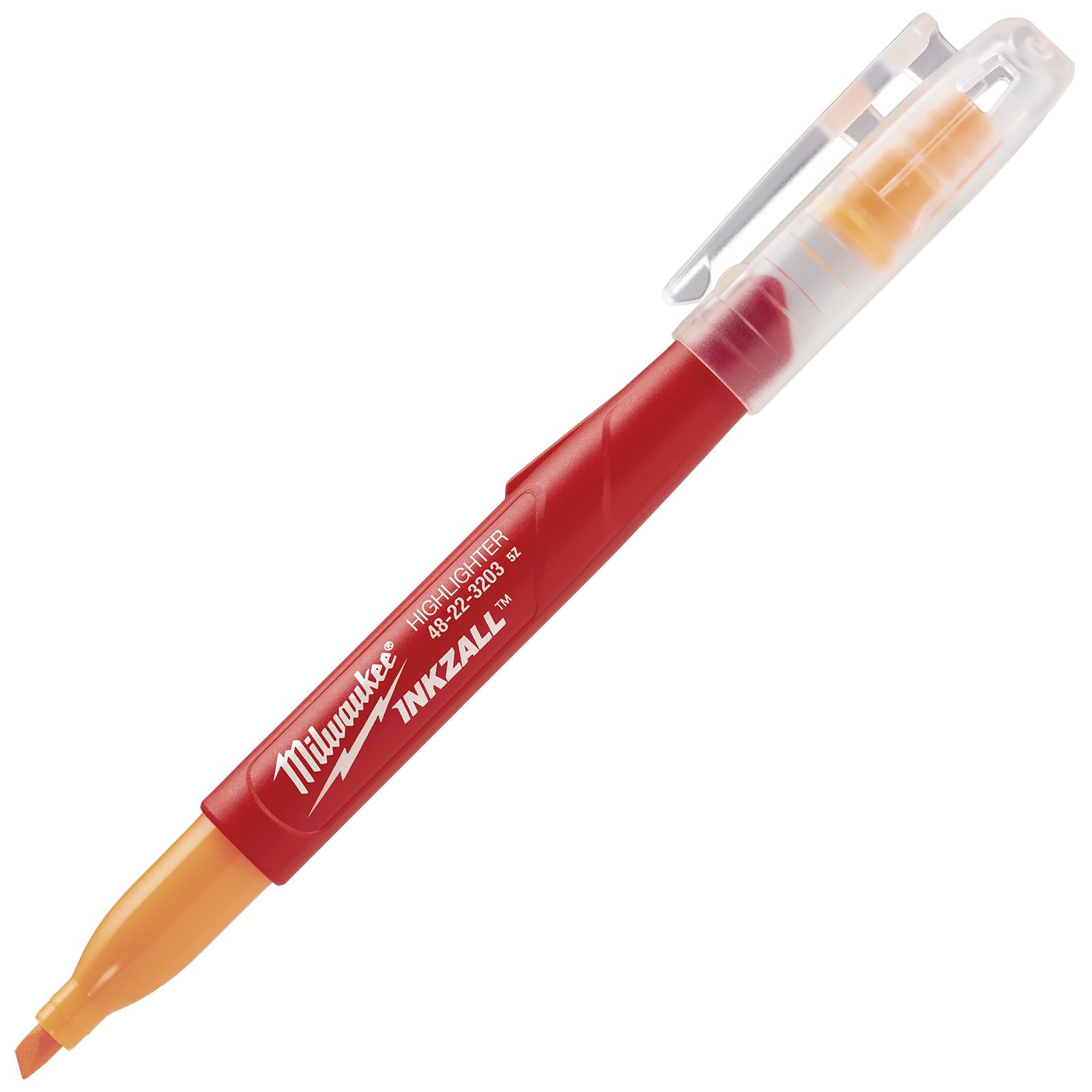 Milwaukee INKZALL Highlighters Marker Pen 5 Piece Coloured