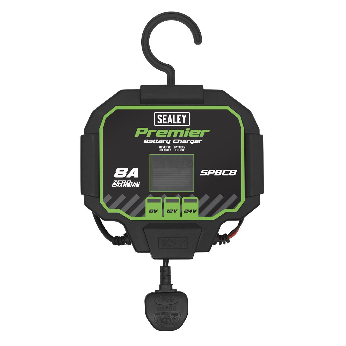 Sealey Premier Battery Maintainer Charger 8A Fully Automatic