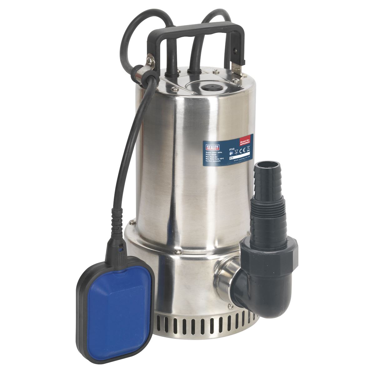 Sealey Submersible Stainless Water Pump Automatic 250L/min 230V