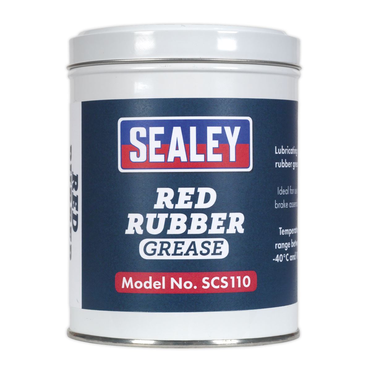 Sealey Red Rubber Grease 500g Tin