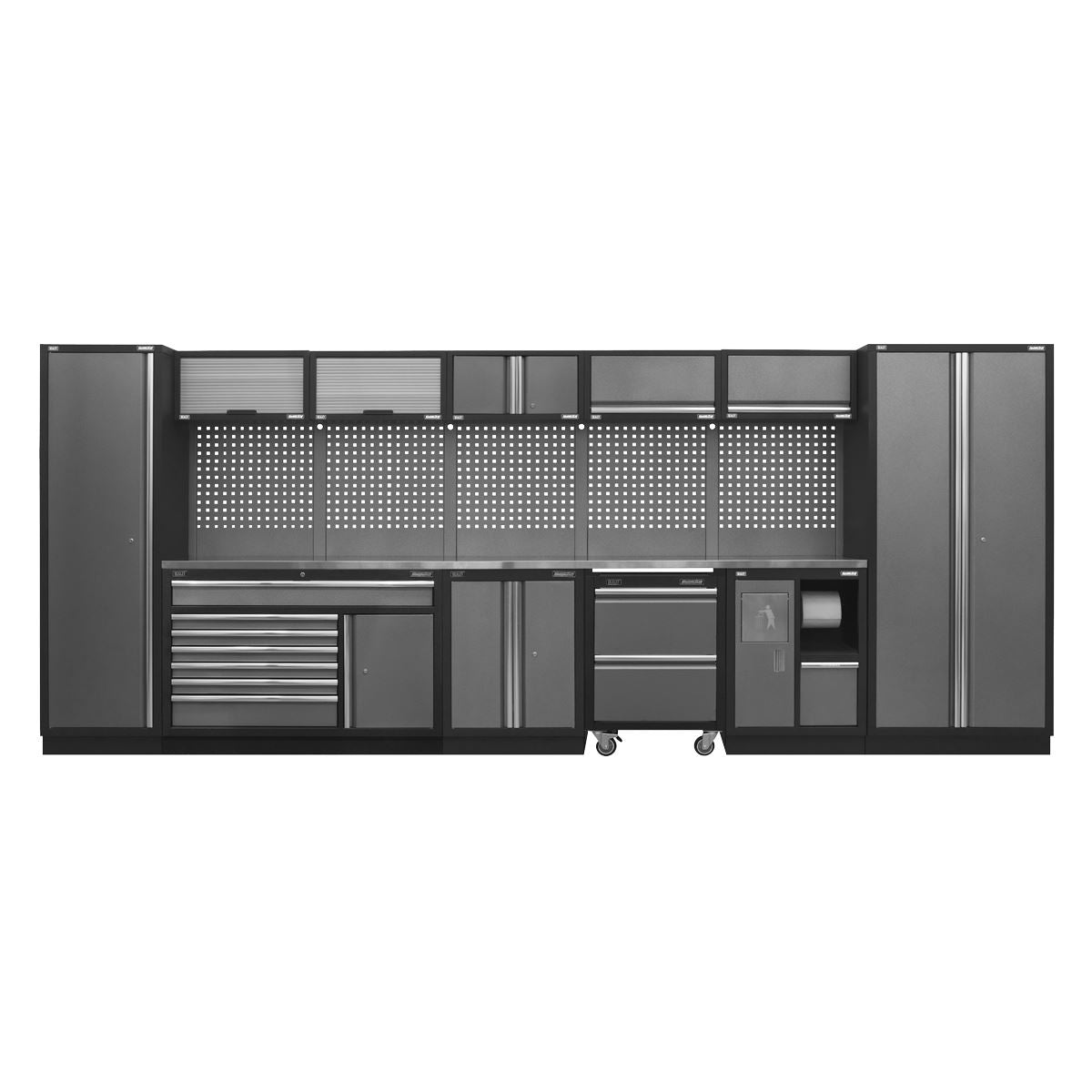 Sealey Superline Pro Superline PRO® 4.9m Storage System - Stainless Worktop