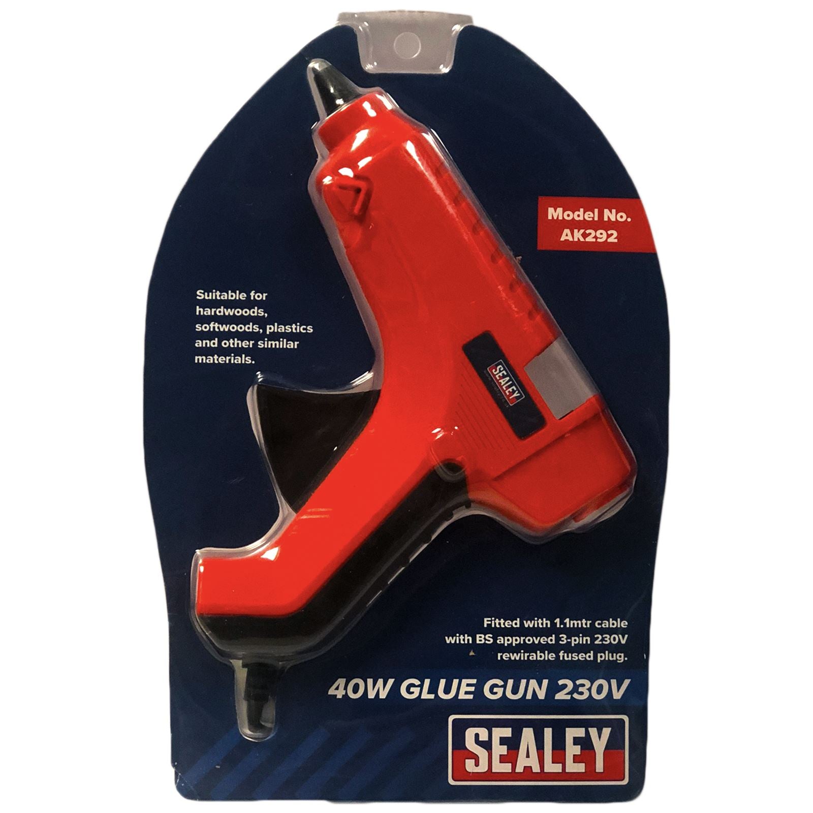 Sealey 40W Glue Gun 230V Hobby Craft Mini Work Trigger Feed Control
