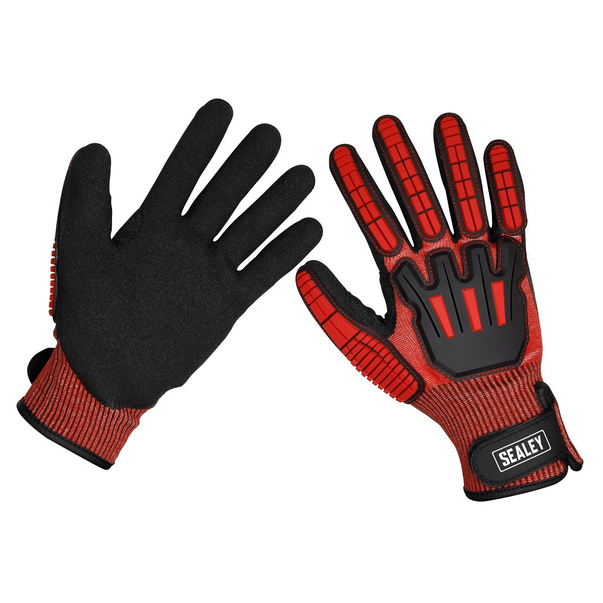Sealey Cut & Impact Resistant Gloves - Large - Pair