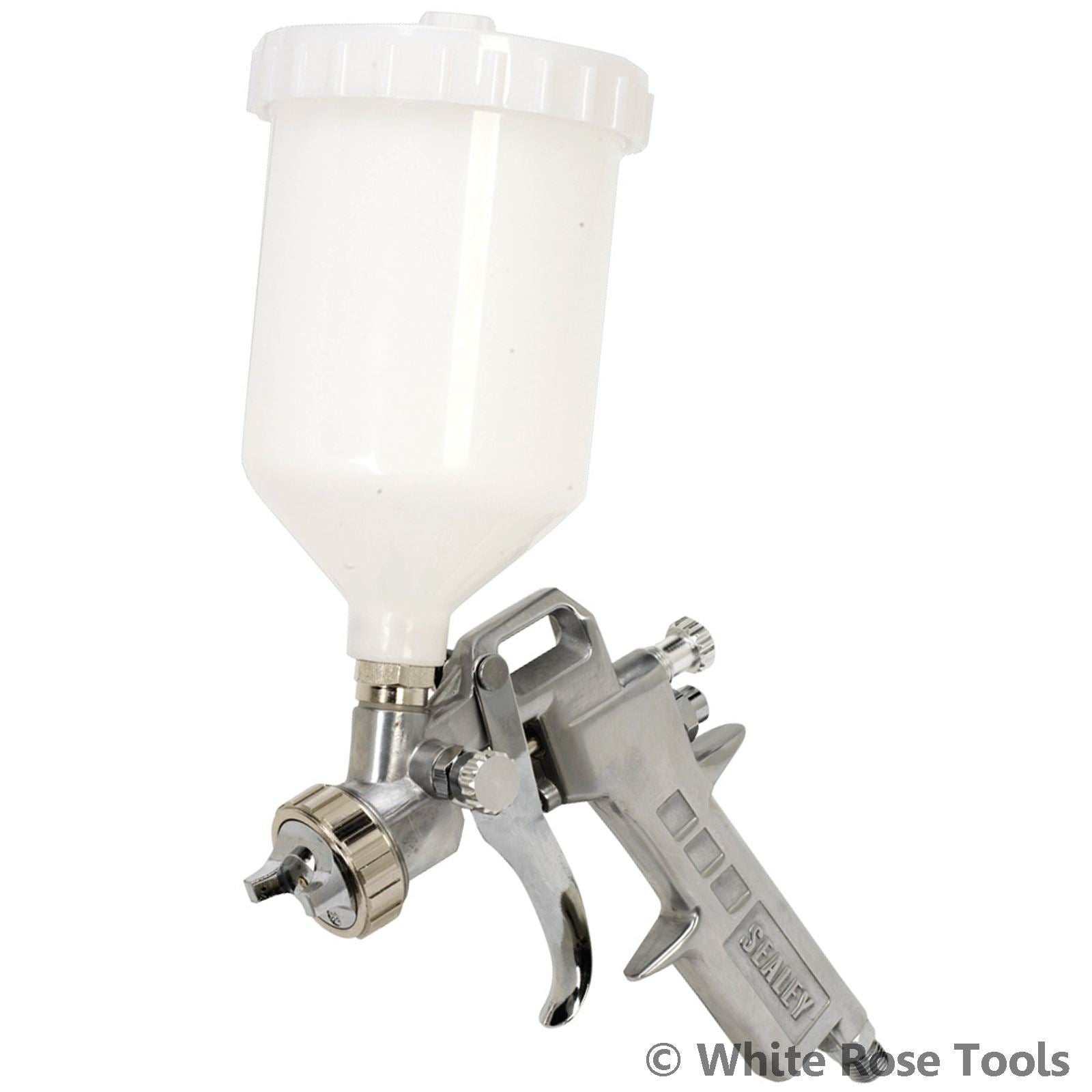 Sealey Gravity Feed Spray Gun with 1.8mm Set Up Adjustable Paint Flow