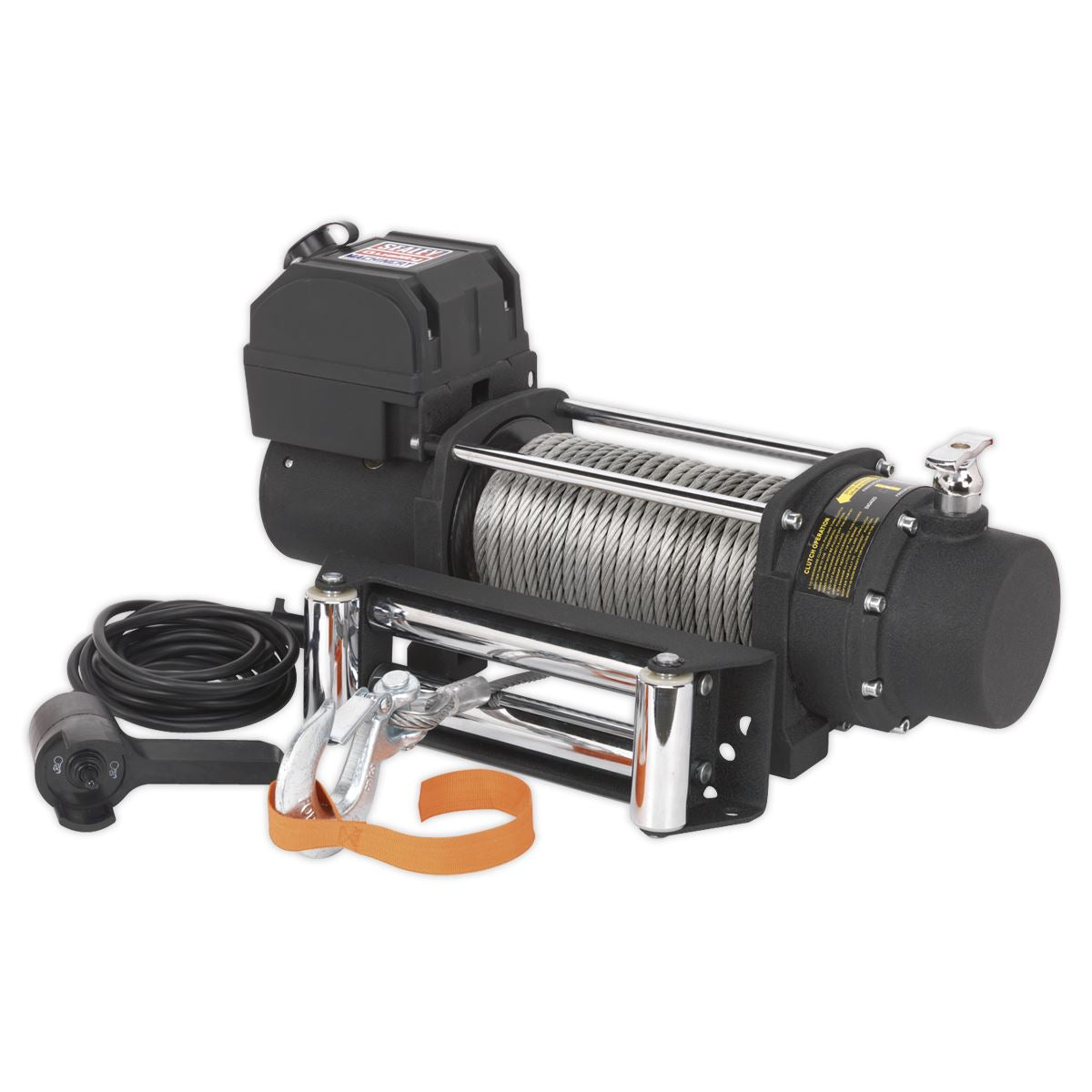 Sealey Premier Self-Recovery Winch 4300kg (9500lb) Line Pull 12V