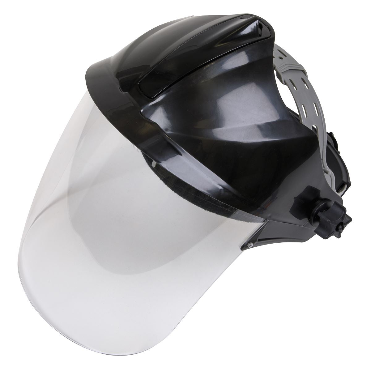 Worksafe by Sealey Deluxe Brow Guard with Aspherical Polycarbonate Full Face Shield