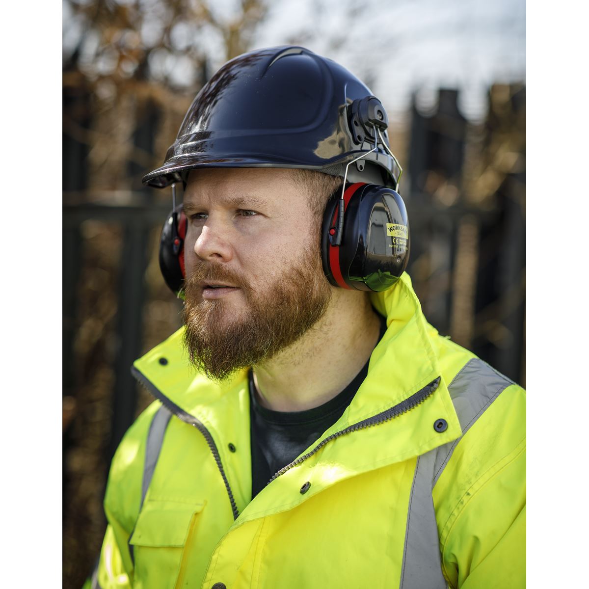 Worksafe by Sealey Deluxe Clip-On Ear Defenders