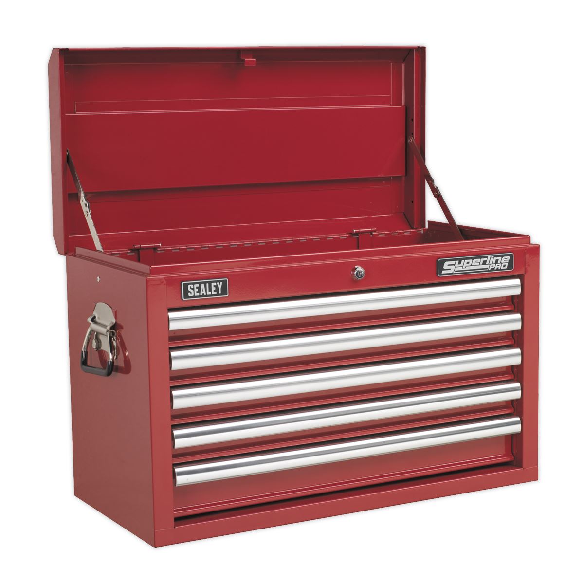 Sealey Superline Pro Topchest 5 Drawer with Ball-Bearing Slides - Red